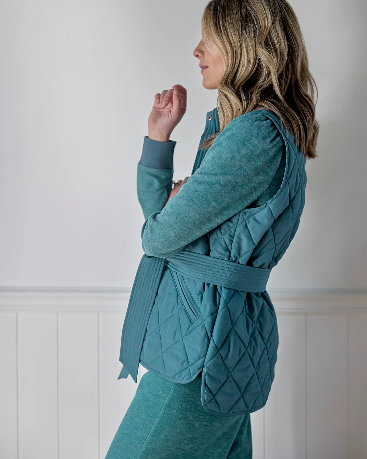 Splendid x Charli Evans Quilted Vest - Image 4