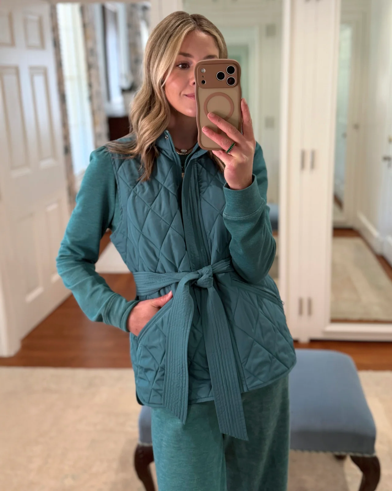 Splendid x Charli Evans Quilted Vest - Image 6