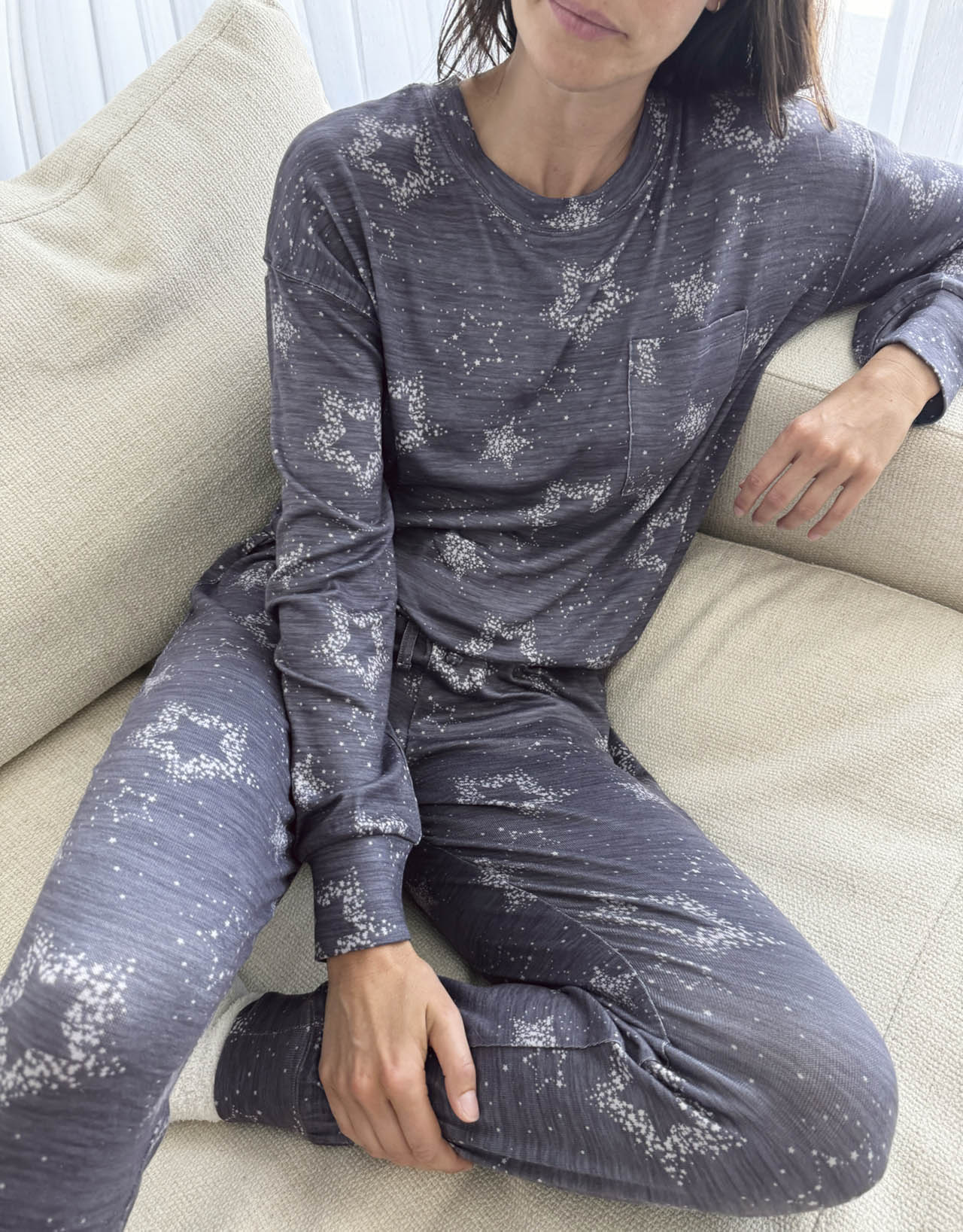 Starry Night Marna Pillow Soft PJ Set - Image 3