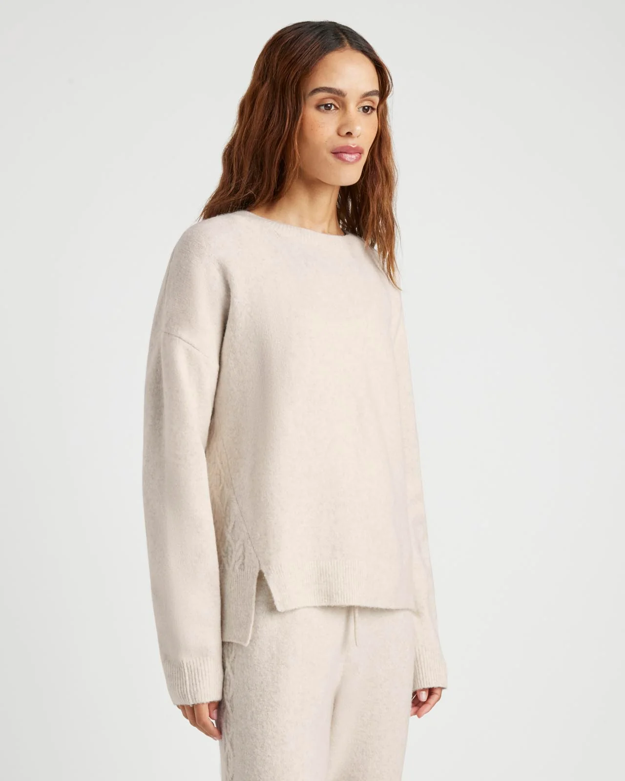 Stassi Cable Crew Sweater - Image 4