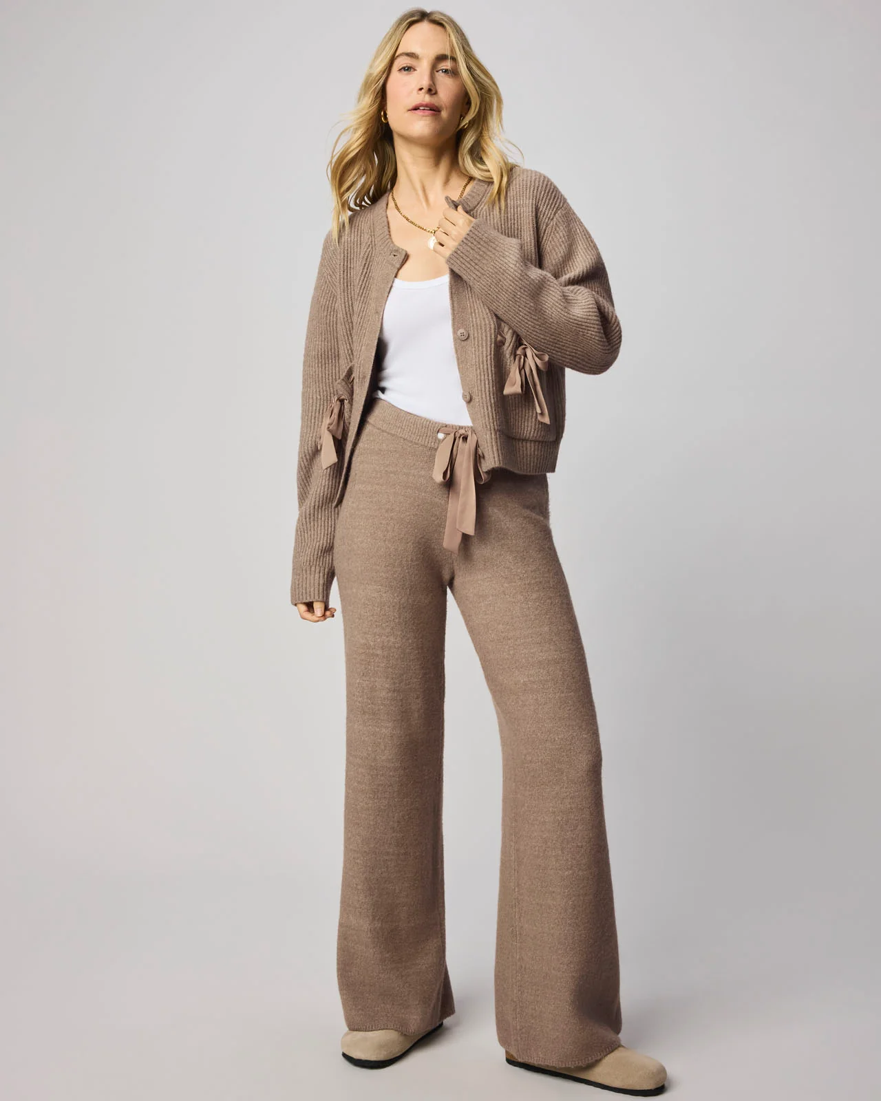 Stassi Satin Tie Cardigan - Image 3