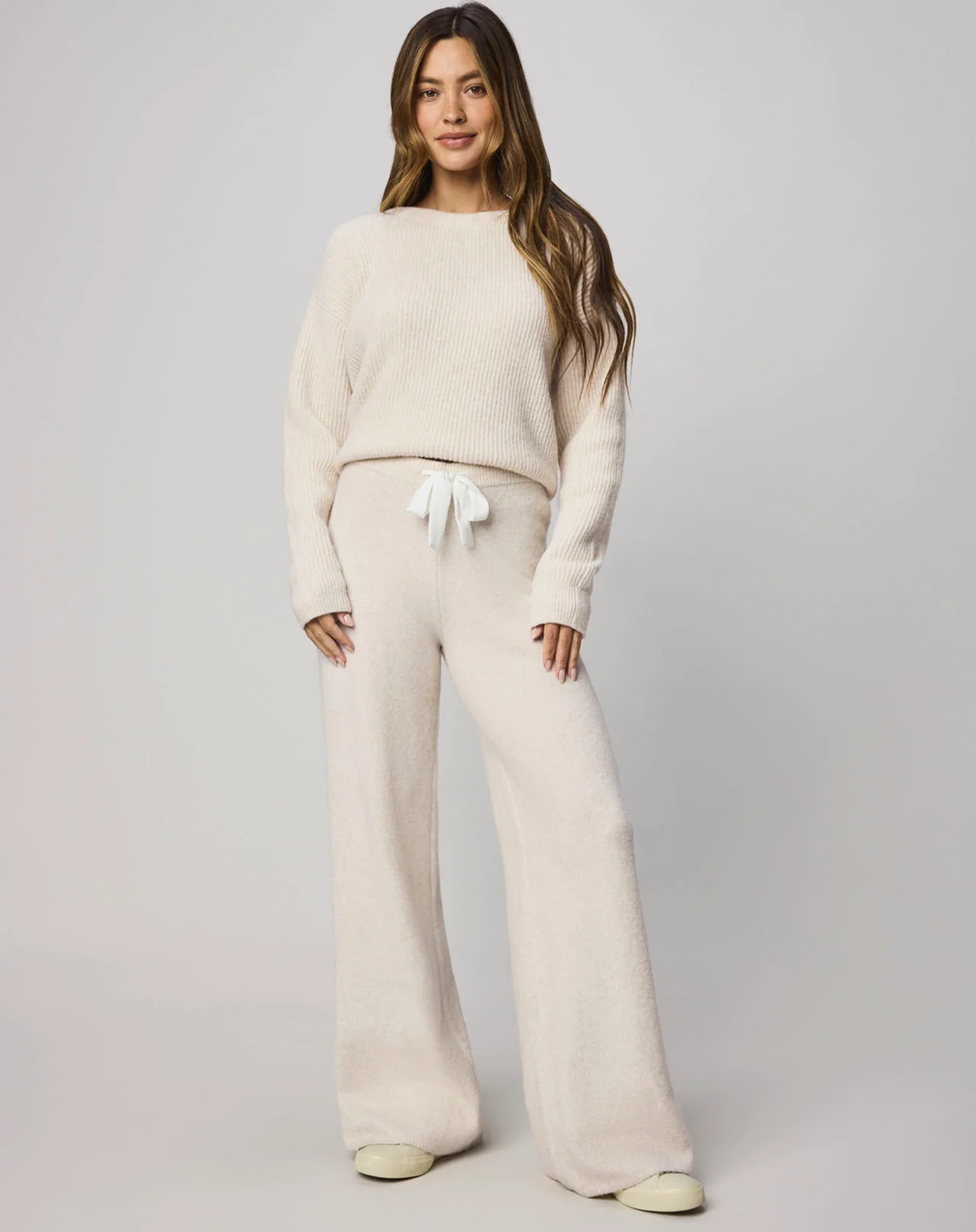 Stassi Satin Tie Sweater Pant - Image 7