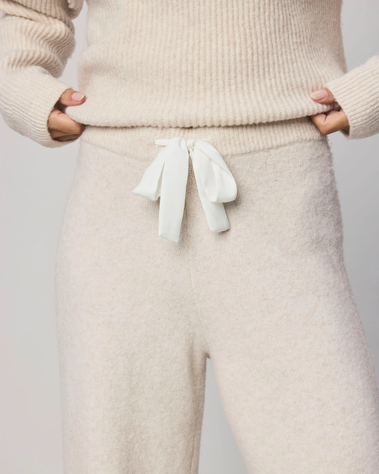 Stassi Satin Tie Sweater Pant - Image 8