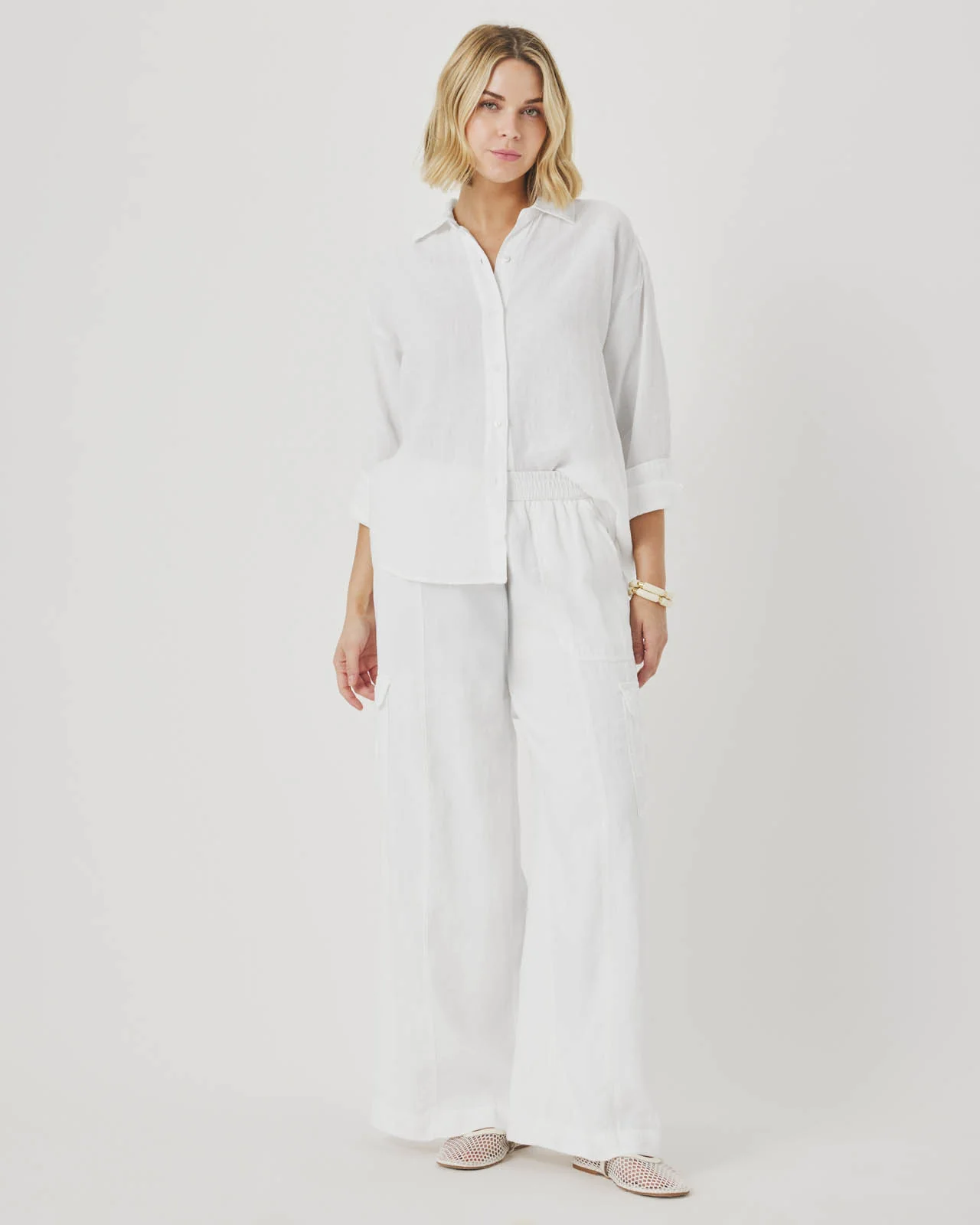Stella Linen Button Down - Image 13