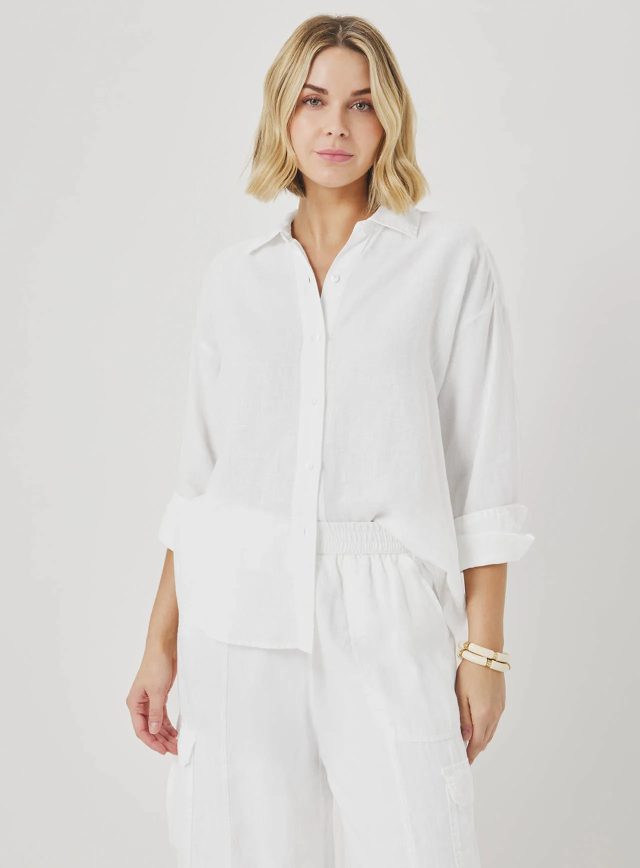 Stella Linen Button Down - Image 14