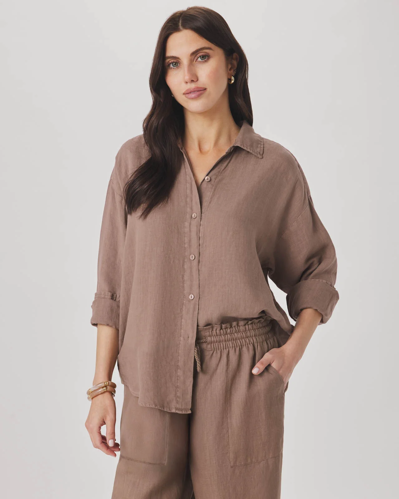 Stella Linen Button Down - Image 19