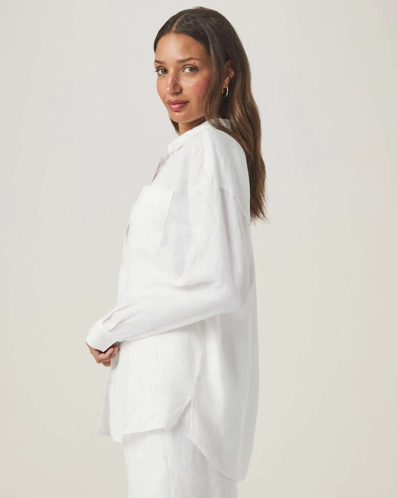 Stella Linen Button Down Shirt - Image 18