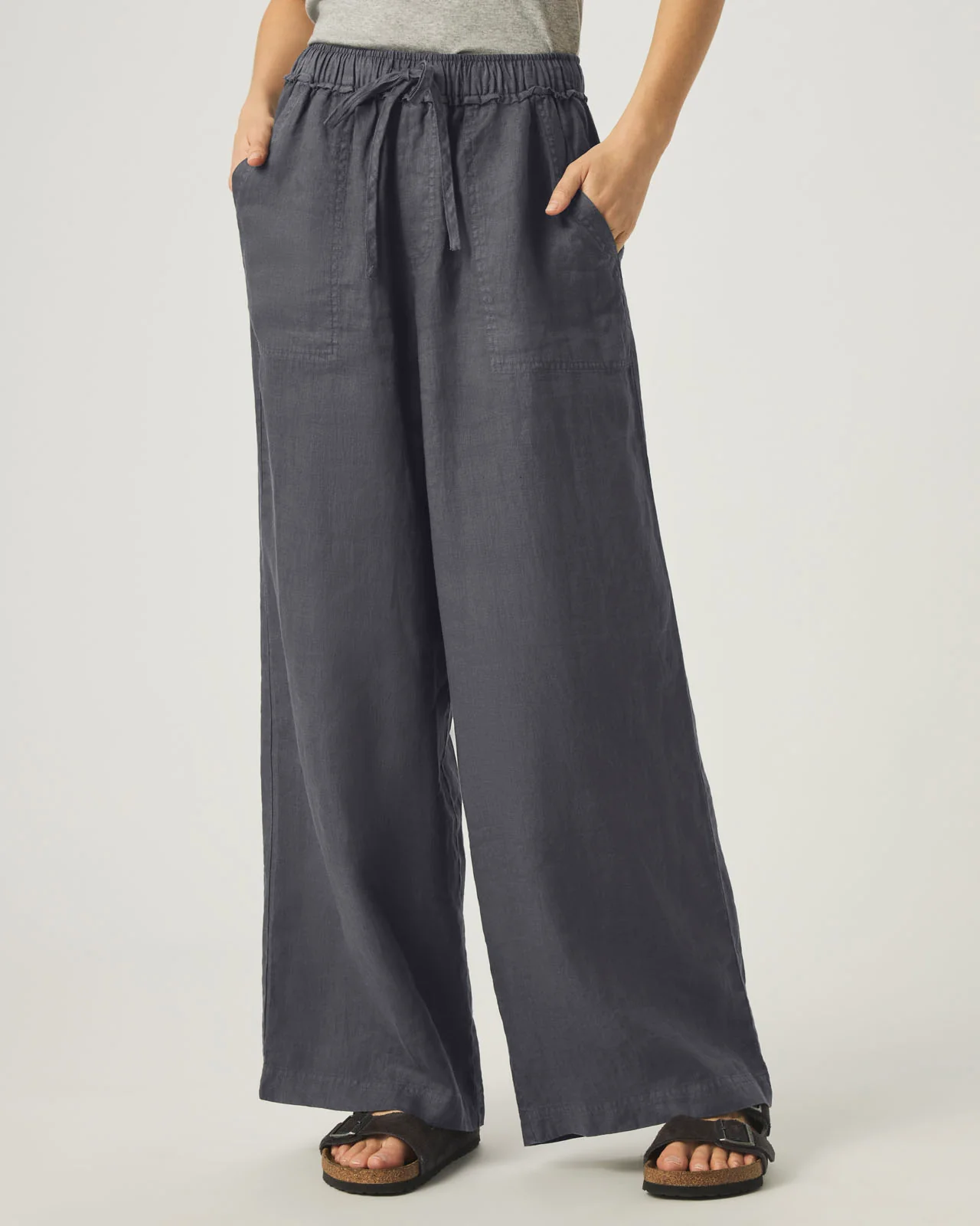 Stella Linen Full Length Pant - Image 10