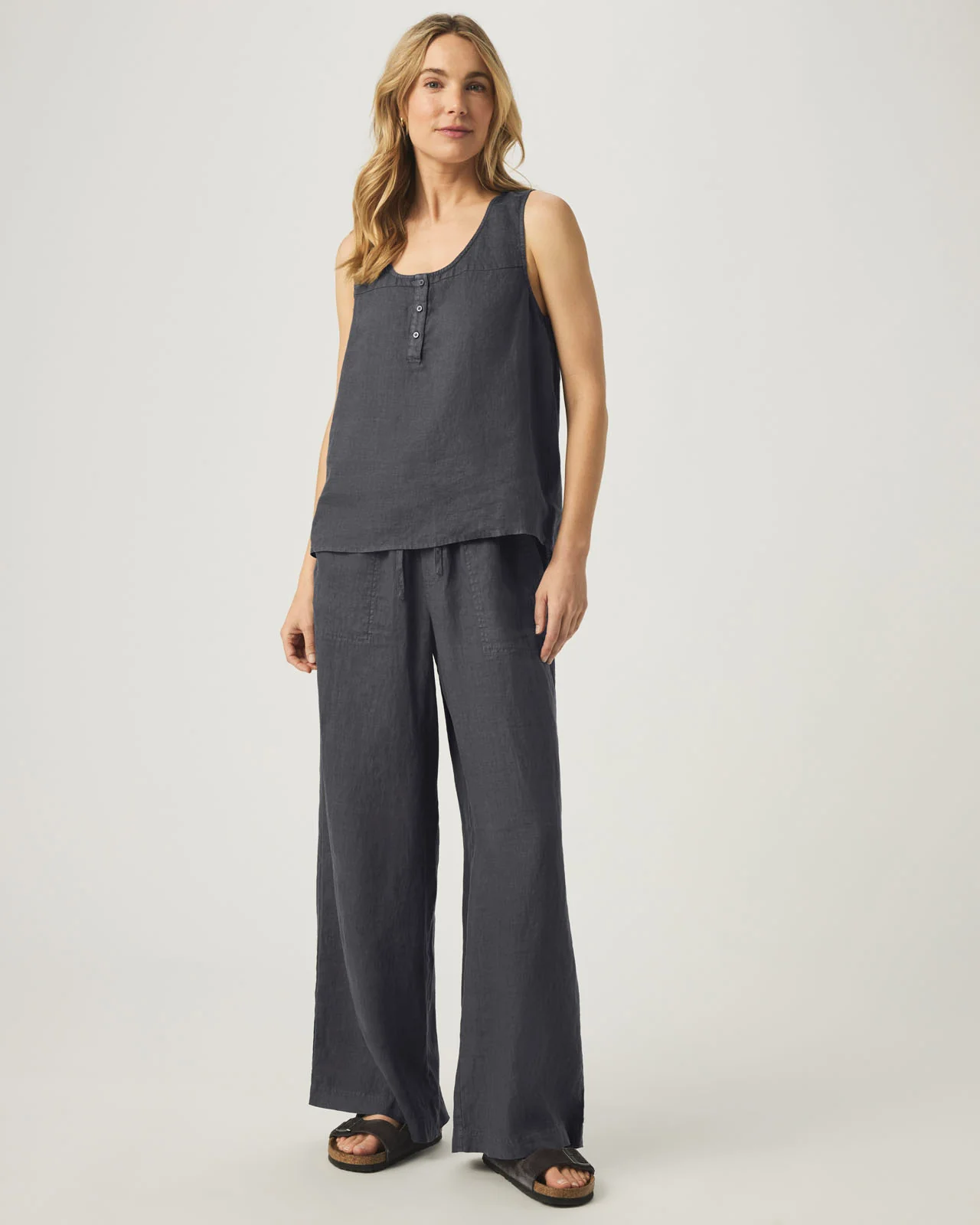 Stella Linen Full Length Pant - Image 11