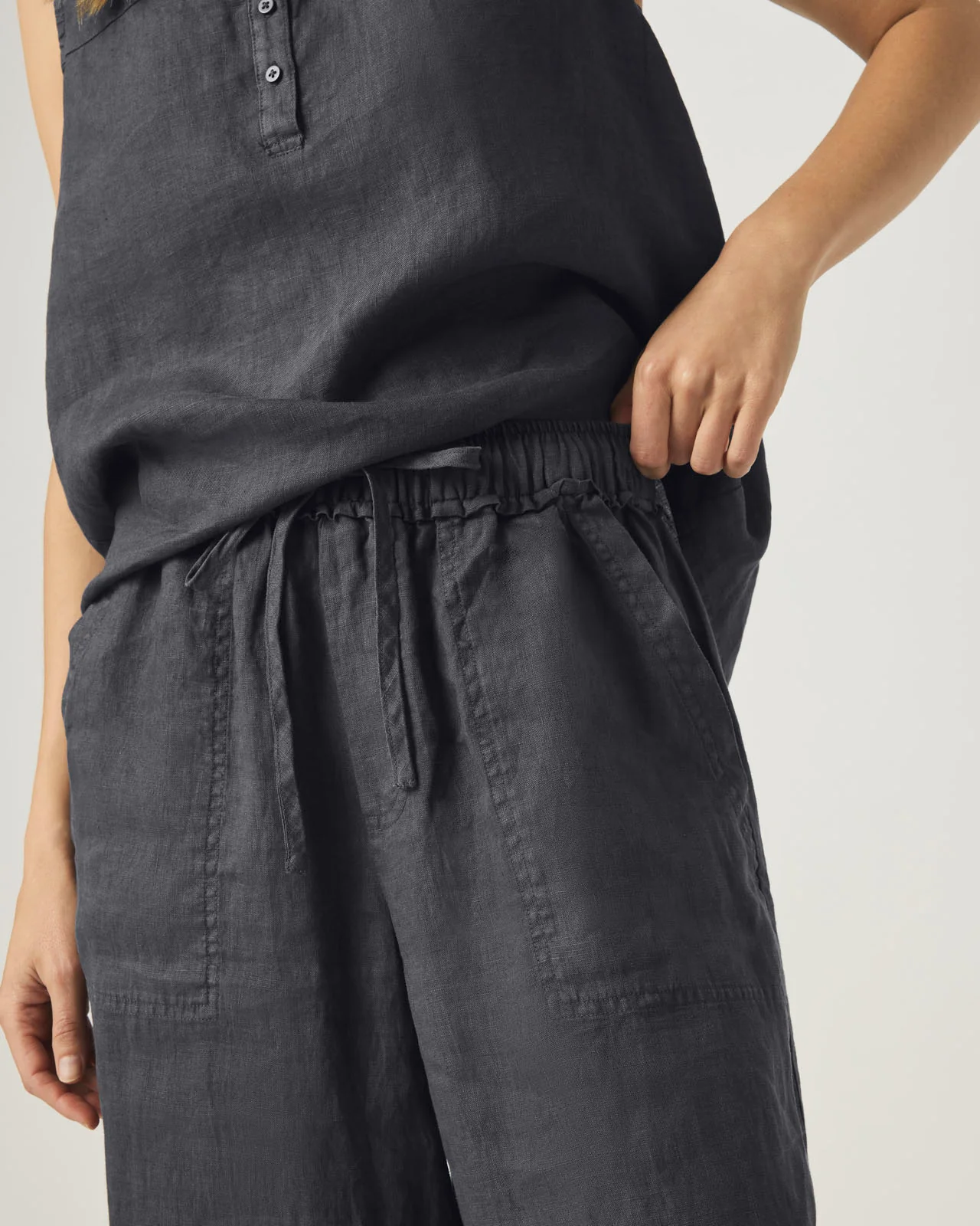 Stella Linen Full Length Pant - Image 12