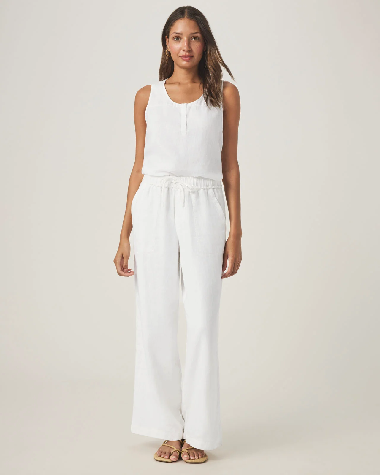 Stella Linen Full Length Pant - Image 17