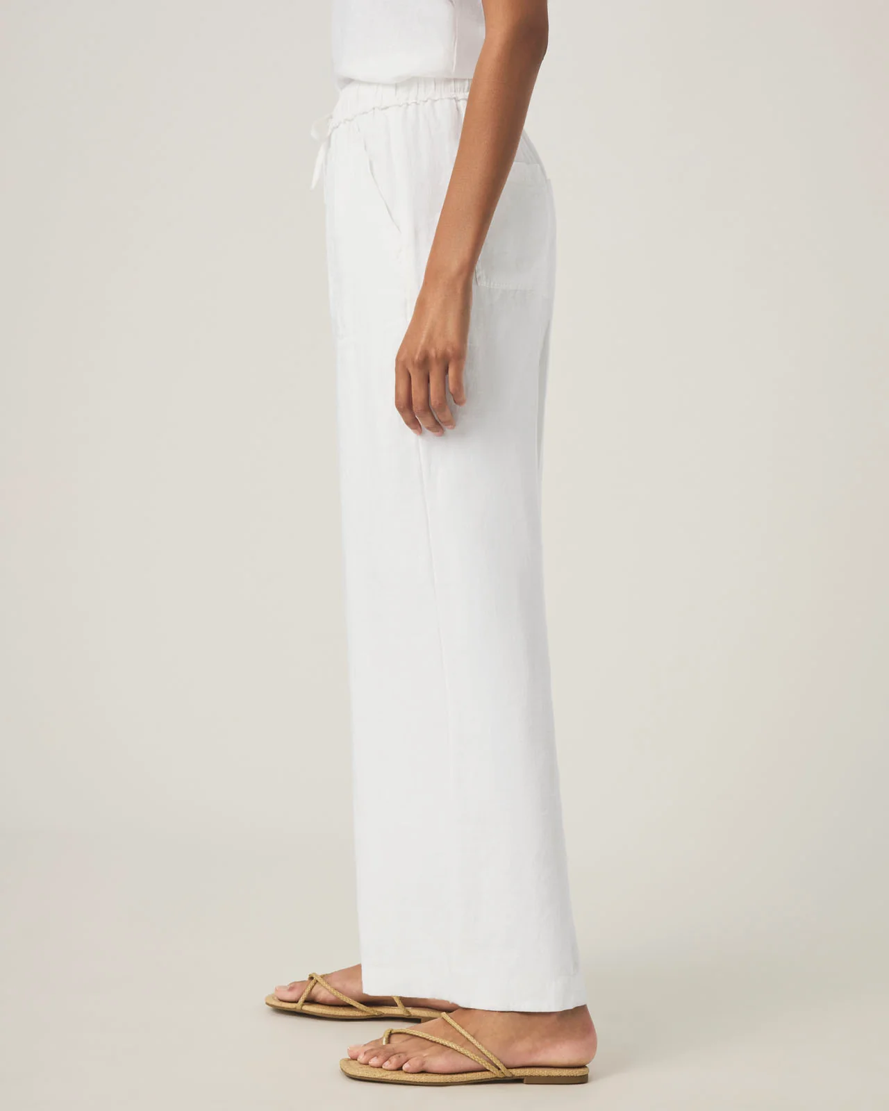 Stella Linen Full Length Pant - Image 18