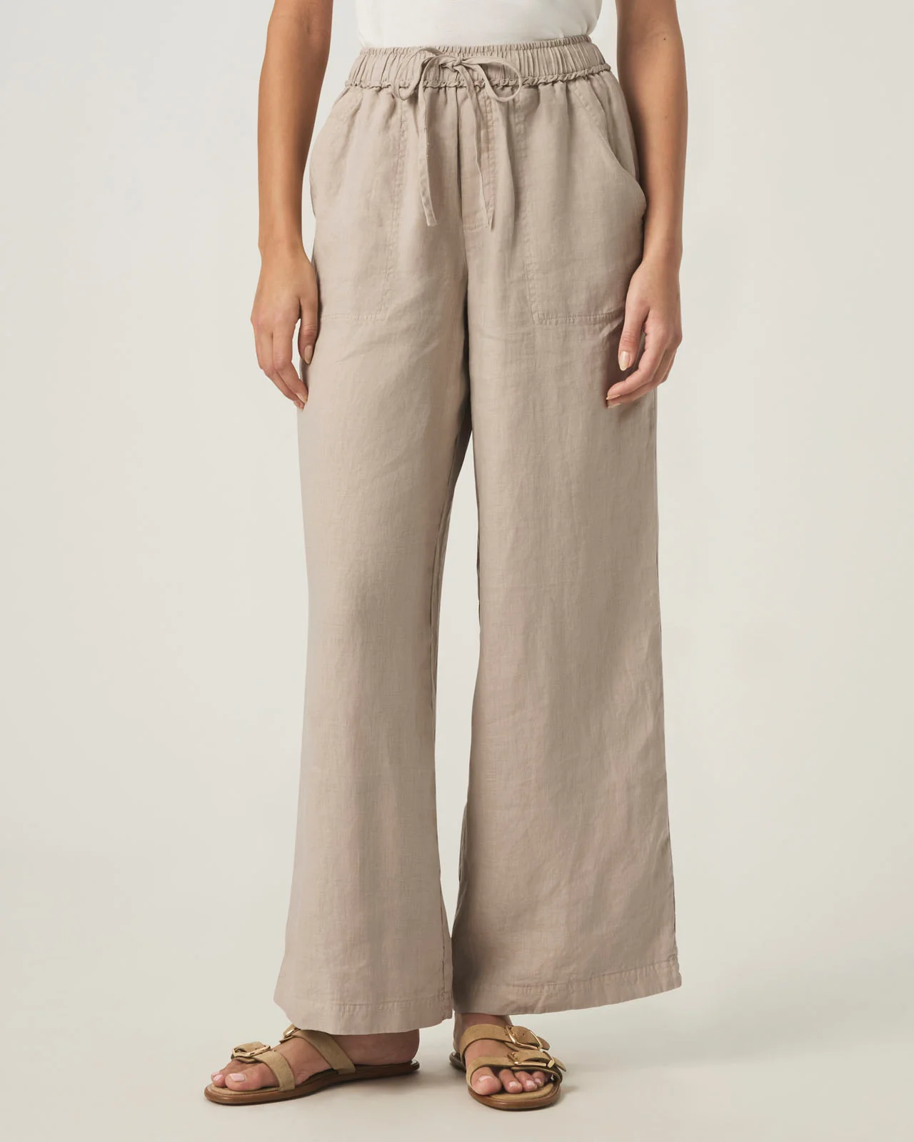 Stella Linen Full Length Pant - Image 2