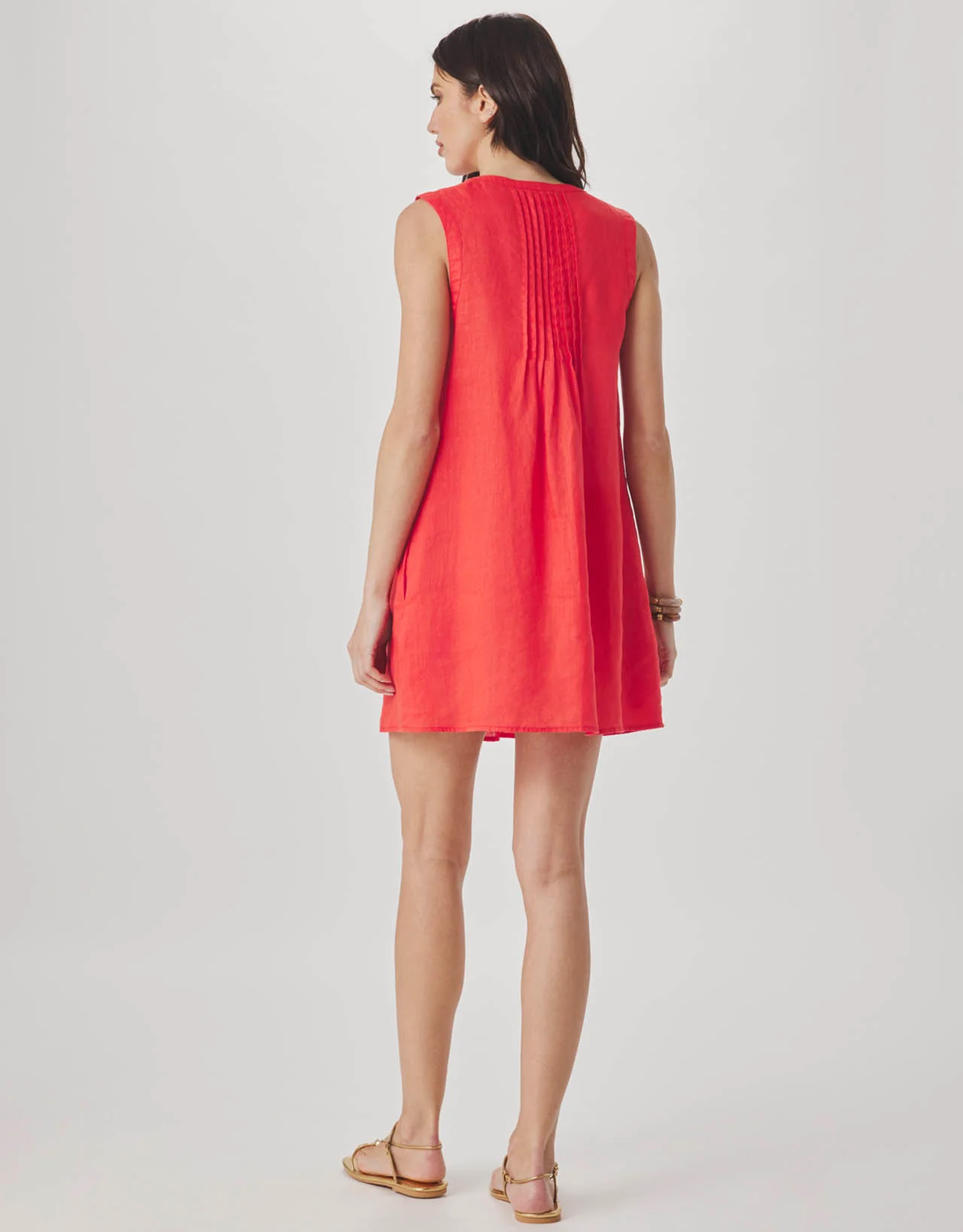 Stella Linen Mini Dress - Image 7
