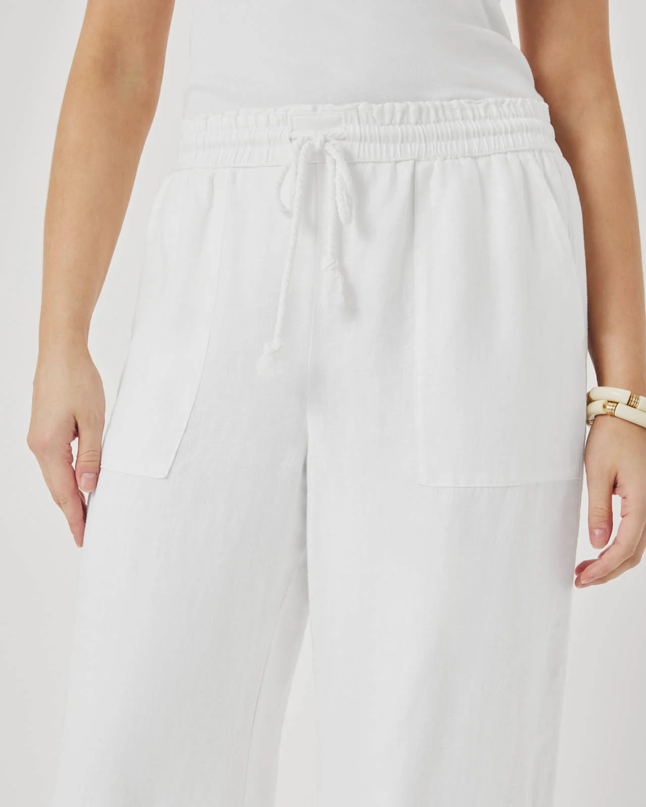 Stella Linen Paperbag Pant - Image 15