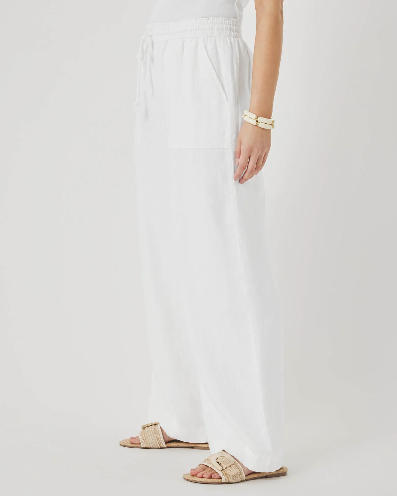 Stella Linen Paperbag Pant - Image 16