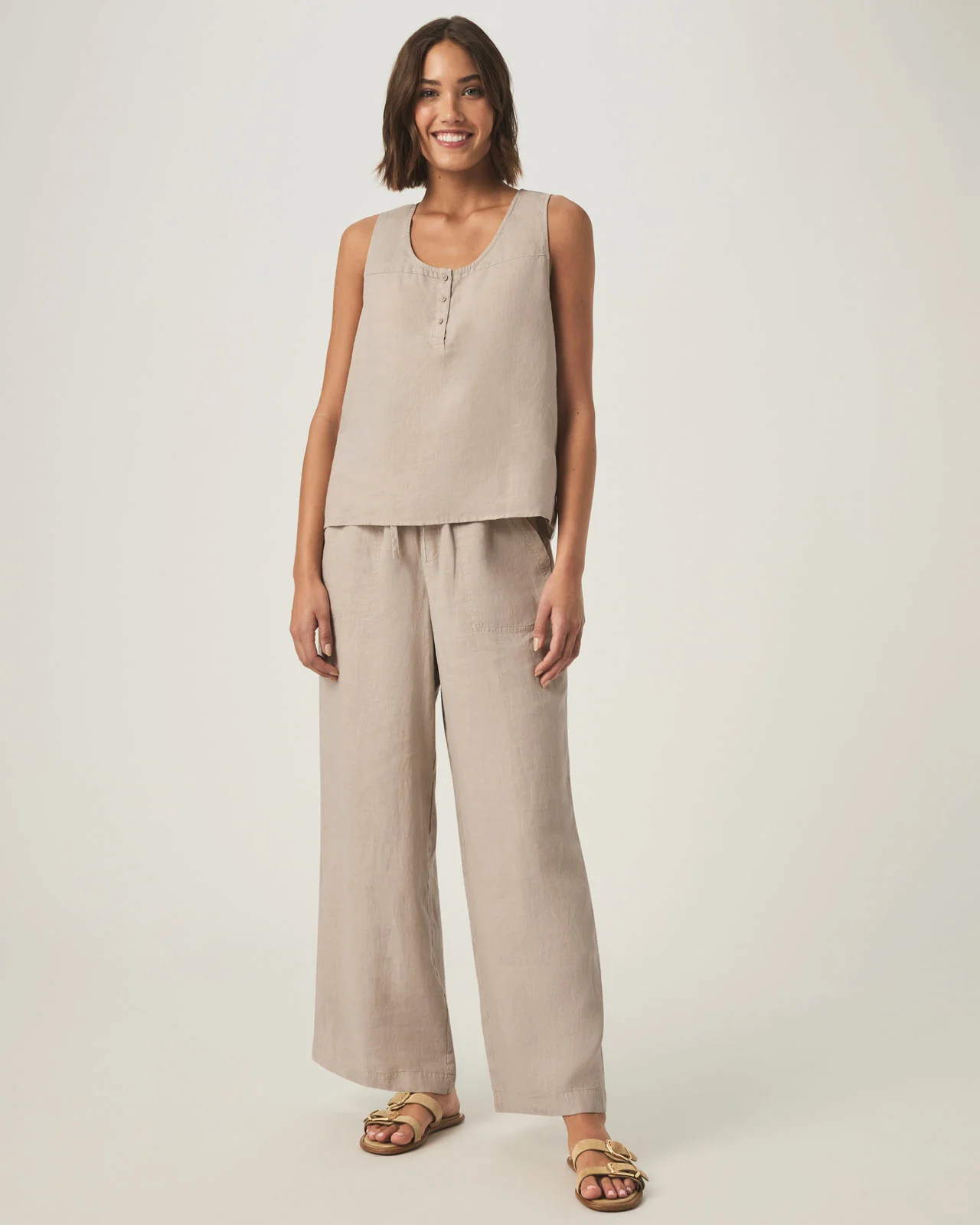 Stella Linen Tank - Image 2