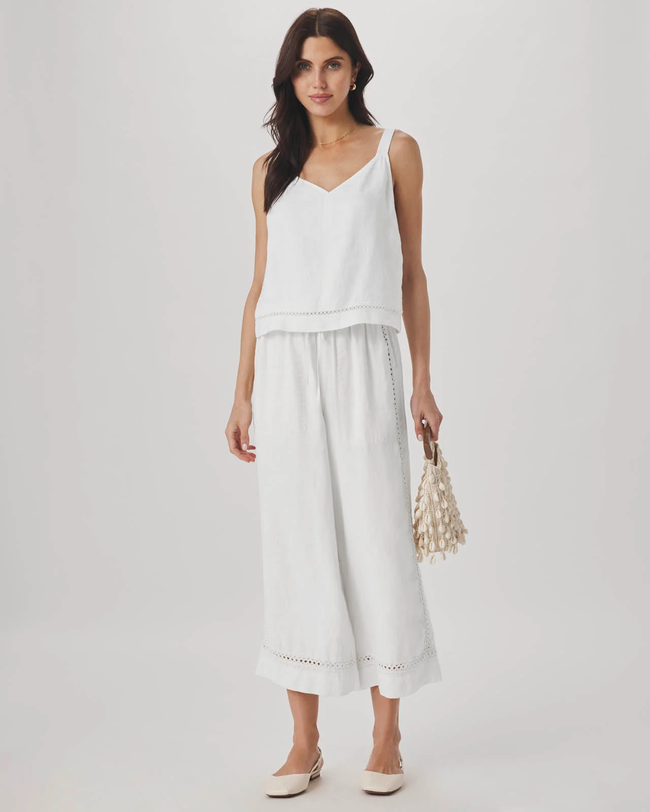 Stella Linen Trim Tank - Image 10
