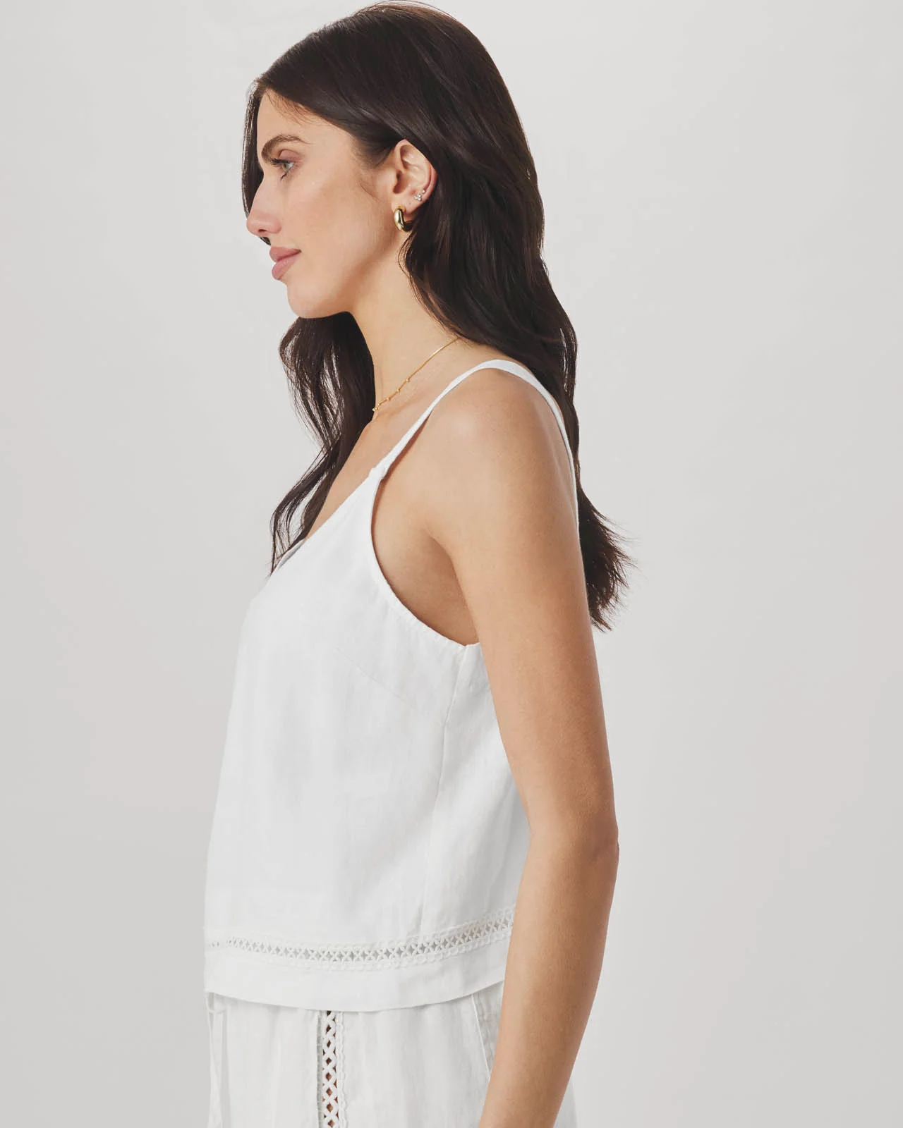 Stella Linen Trim Tank - Image 11