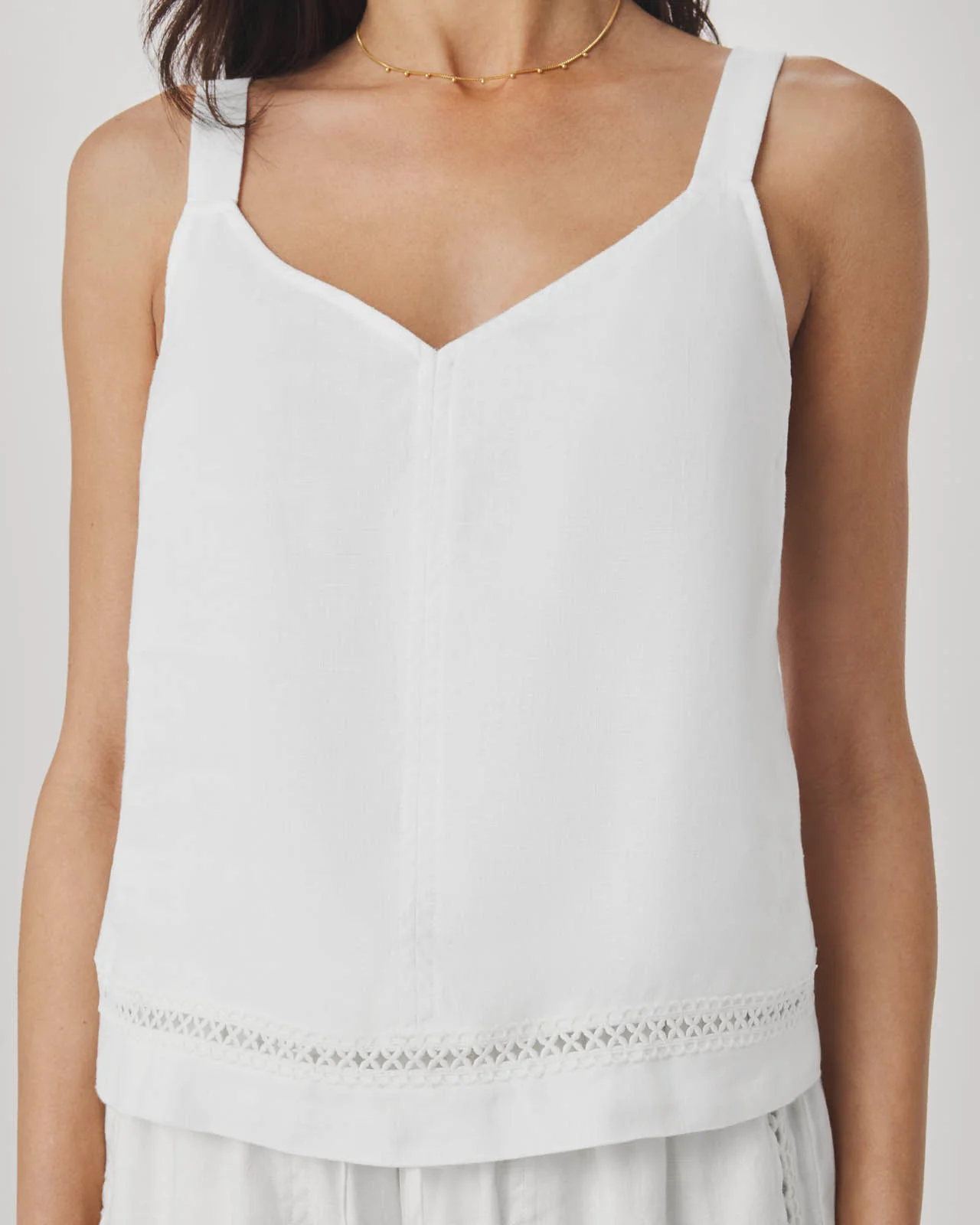 Stella Linen Trim Tank - Image 12