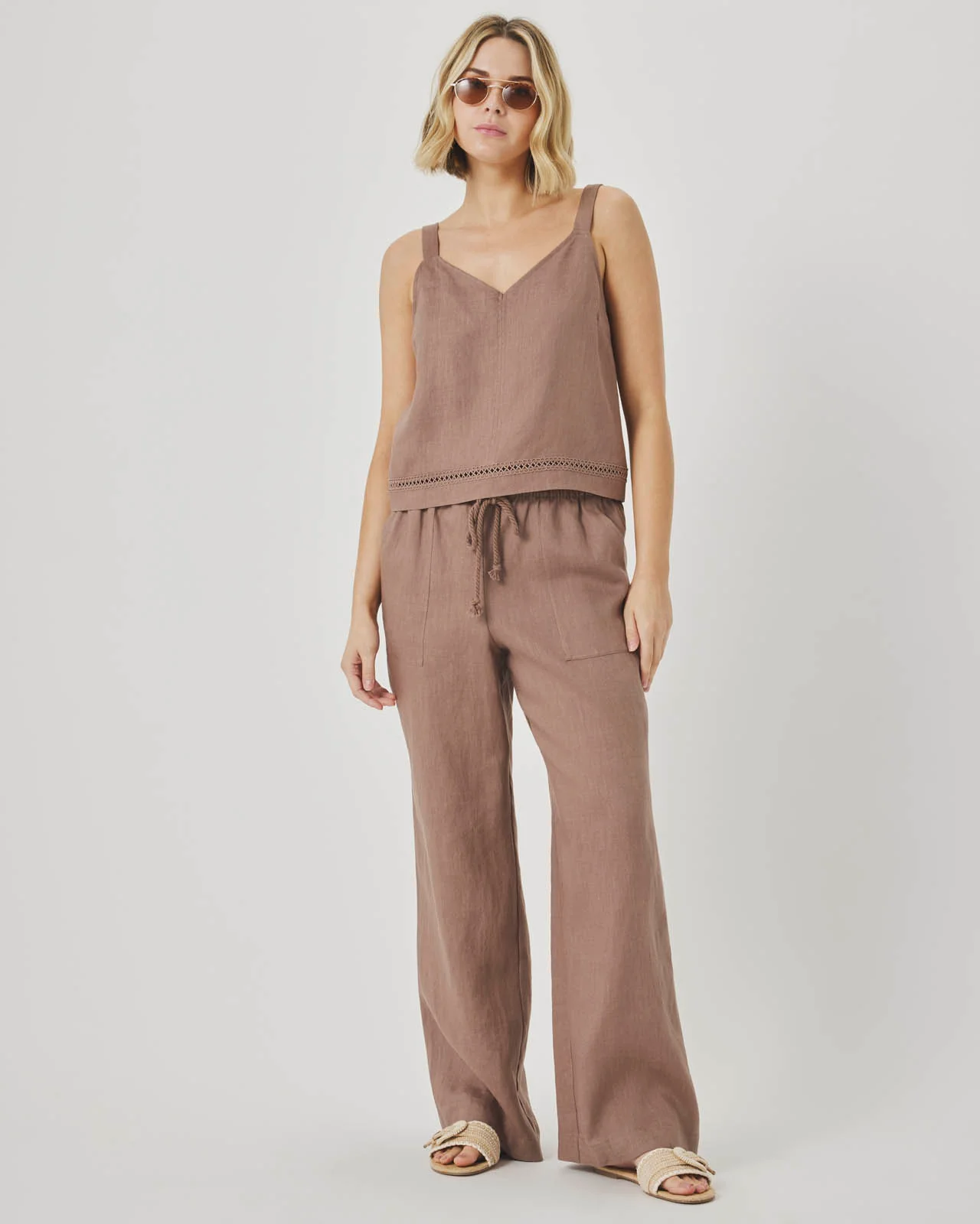 Stella Linen Trim Tank - Image 14