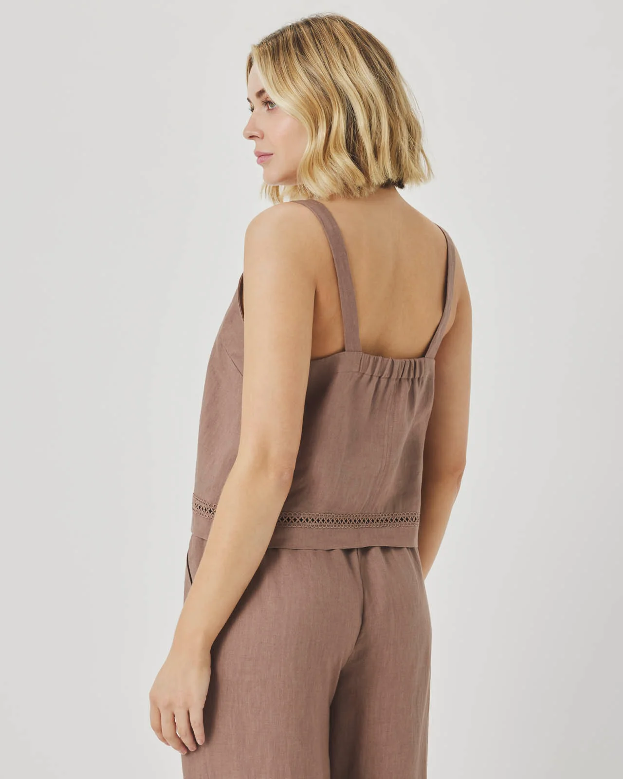 Stella Linen Trim Tank - Image 16