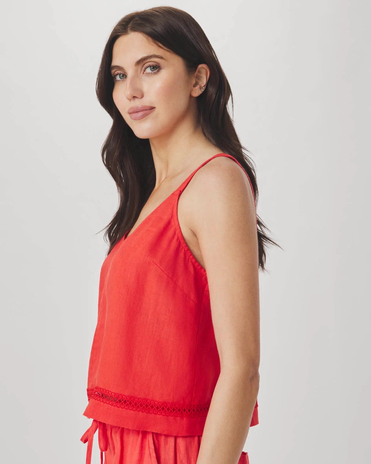 Stella Linen Trim Tank - Image 6
