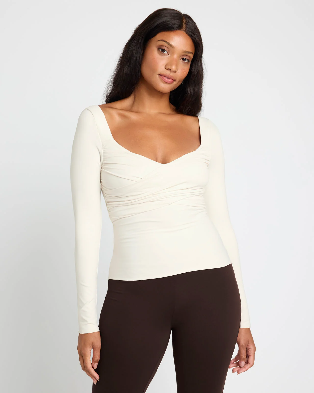 Stretch Nylon LYR Twist Top - Image 10