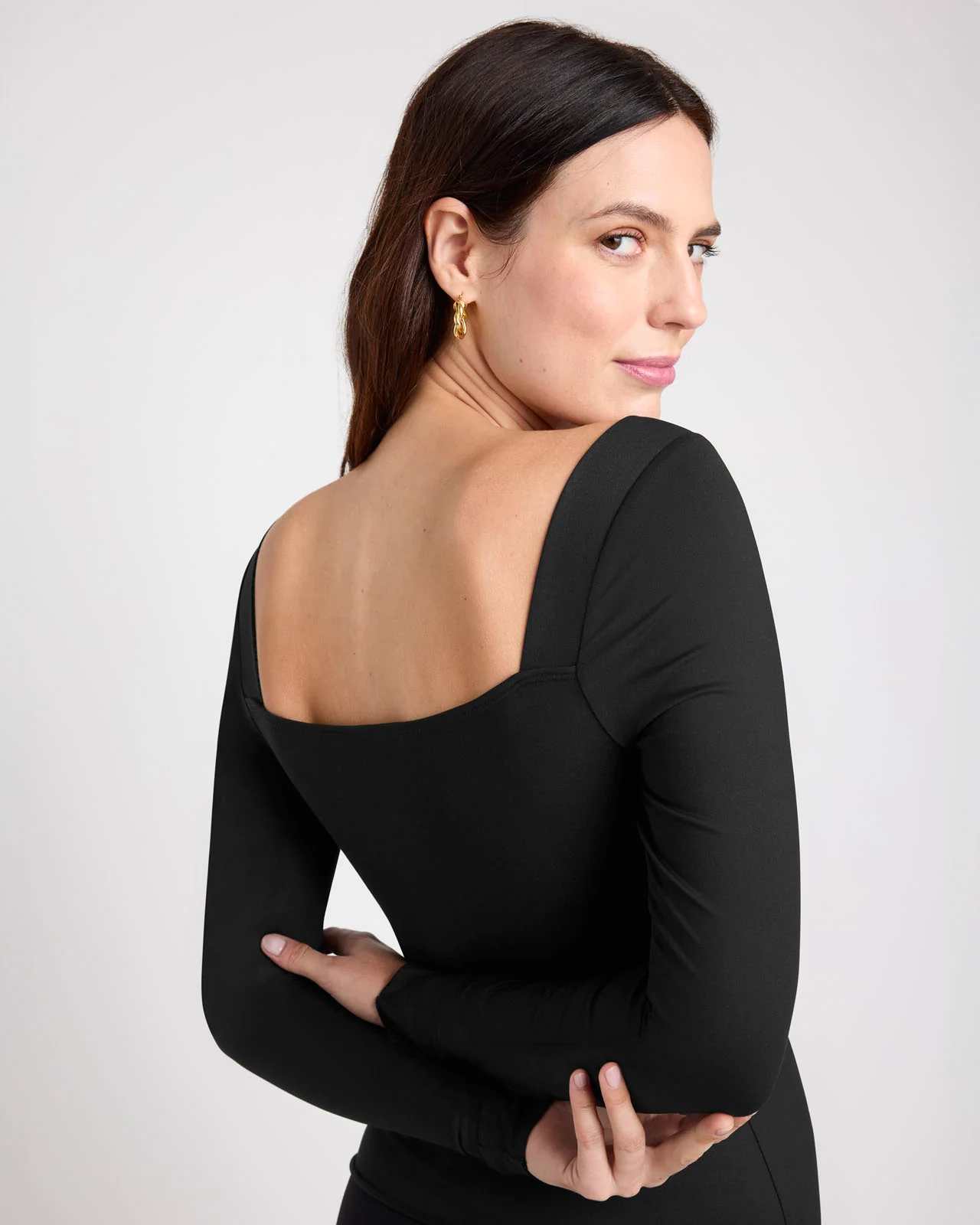 Stretch Nylon LYR Twist Top - Image 11