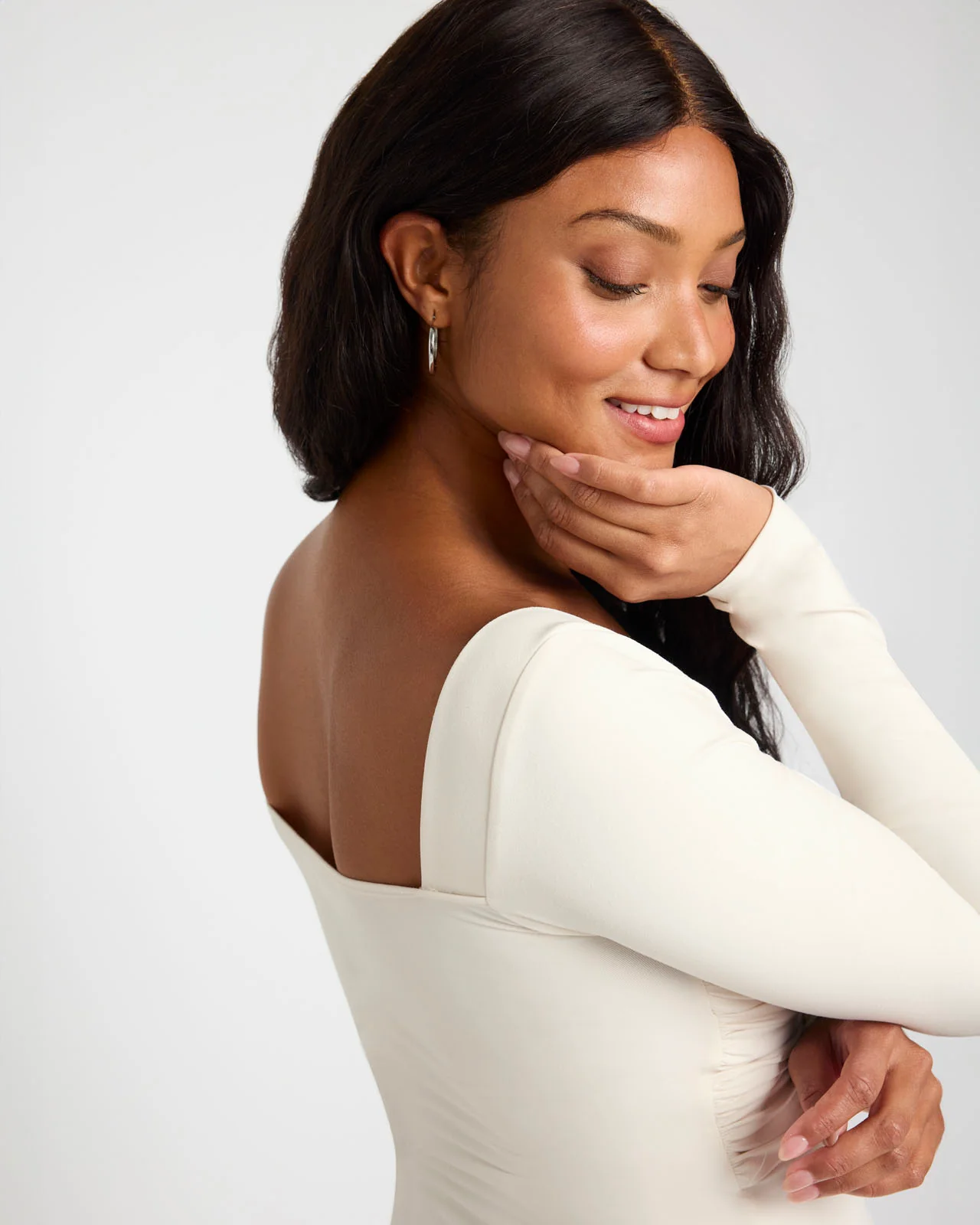 Stretch Nylon LYR Twist Top - Image 16