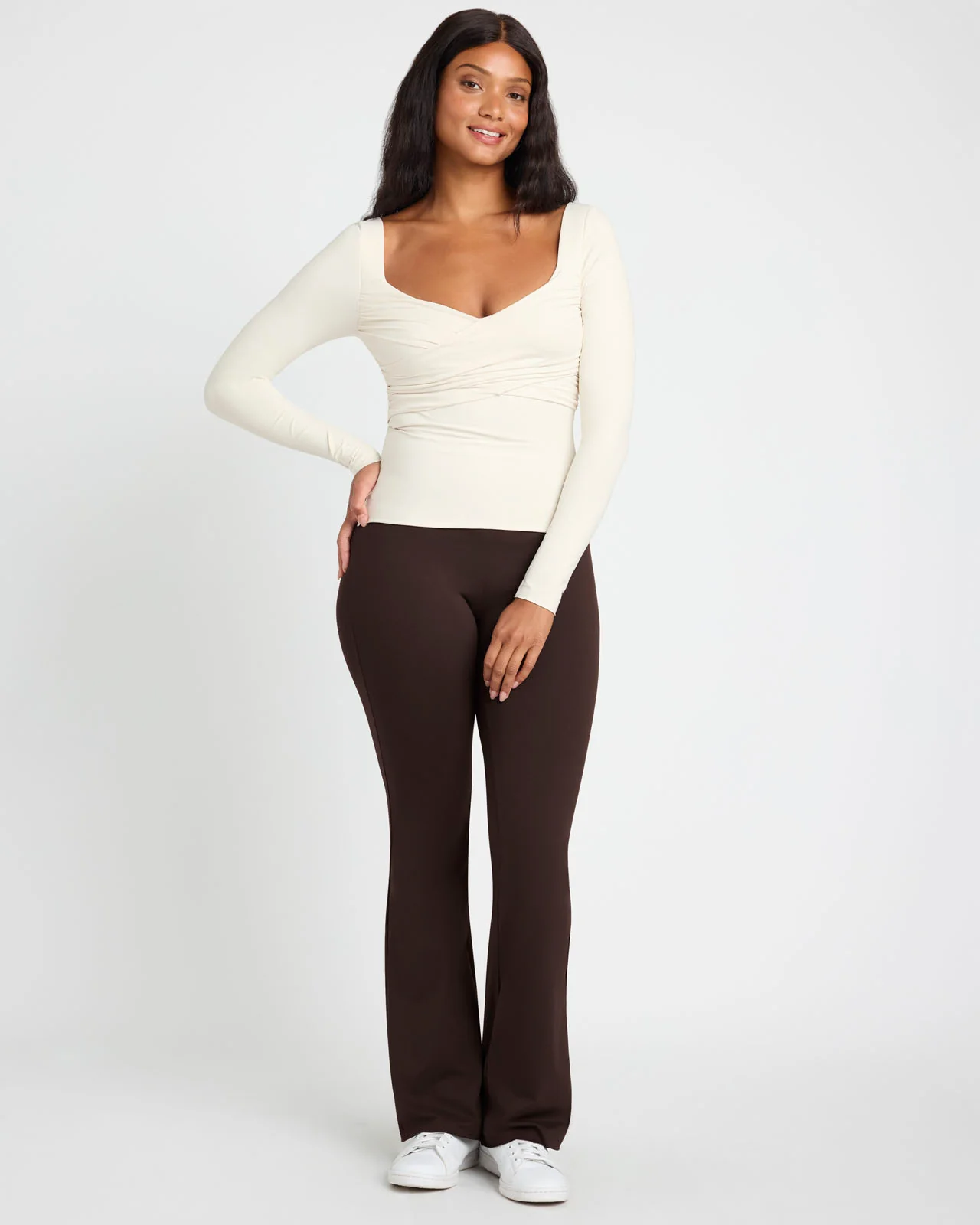 Stretch Nylon LYR Twist Top - Image 17