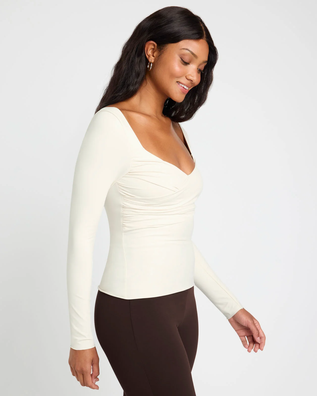 Stretch Nylon LYR Twist Top - Image 18