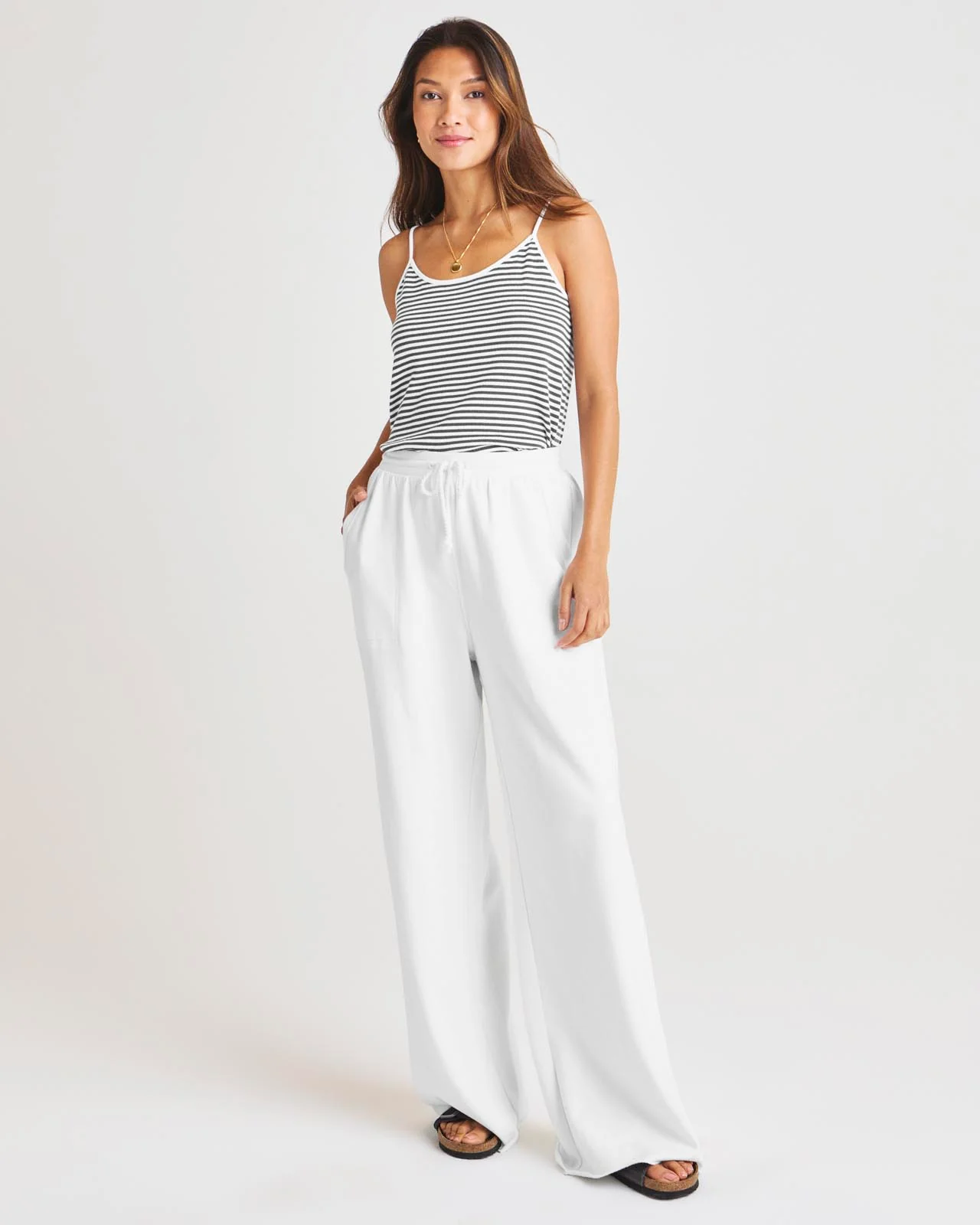 Stripe Beach Sweater Tank - Image 22