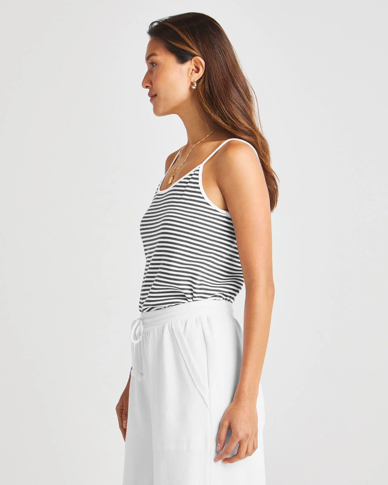 Stripe Beach Sweater Tank - Image 23