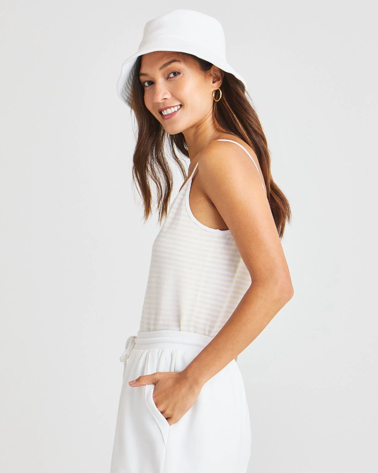 Stripe Beach Sweater Tank - Image 5