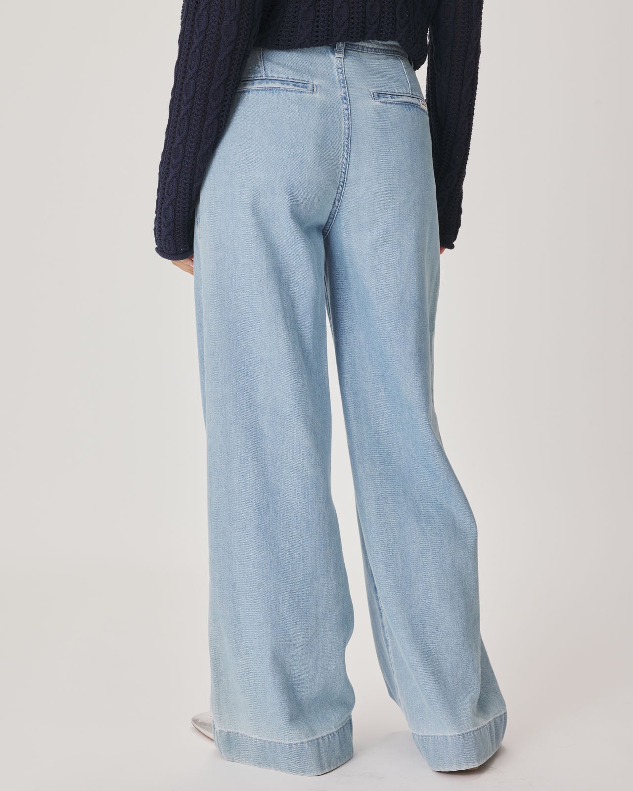 Suki Denim Trouser in Light Wash - Image 5