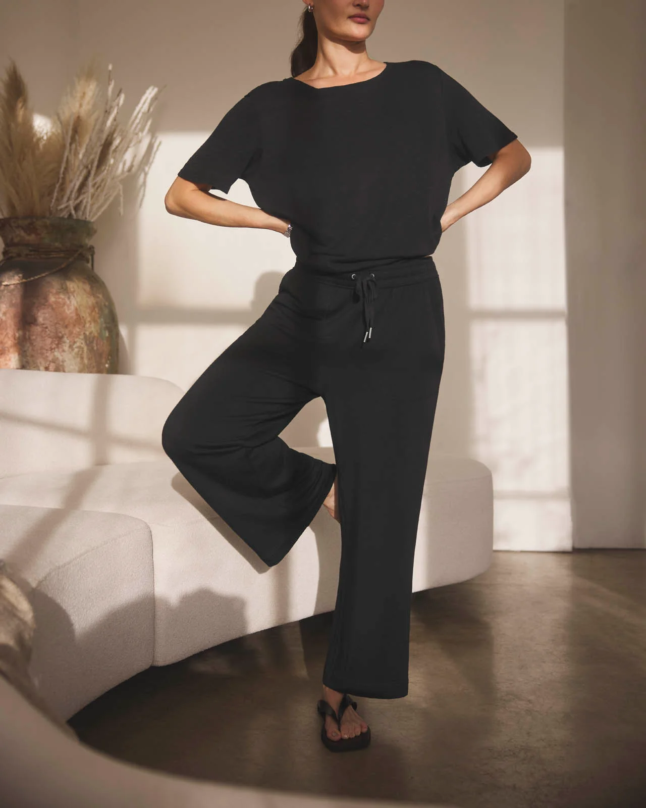 Zoe Slub Crew Neck Tee - Image 9