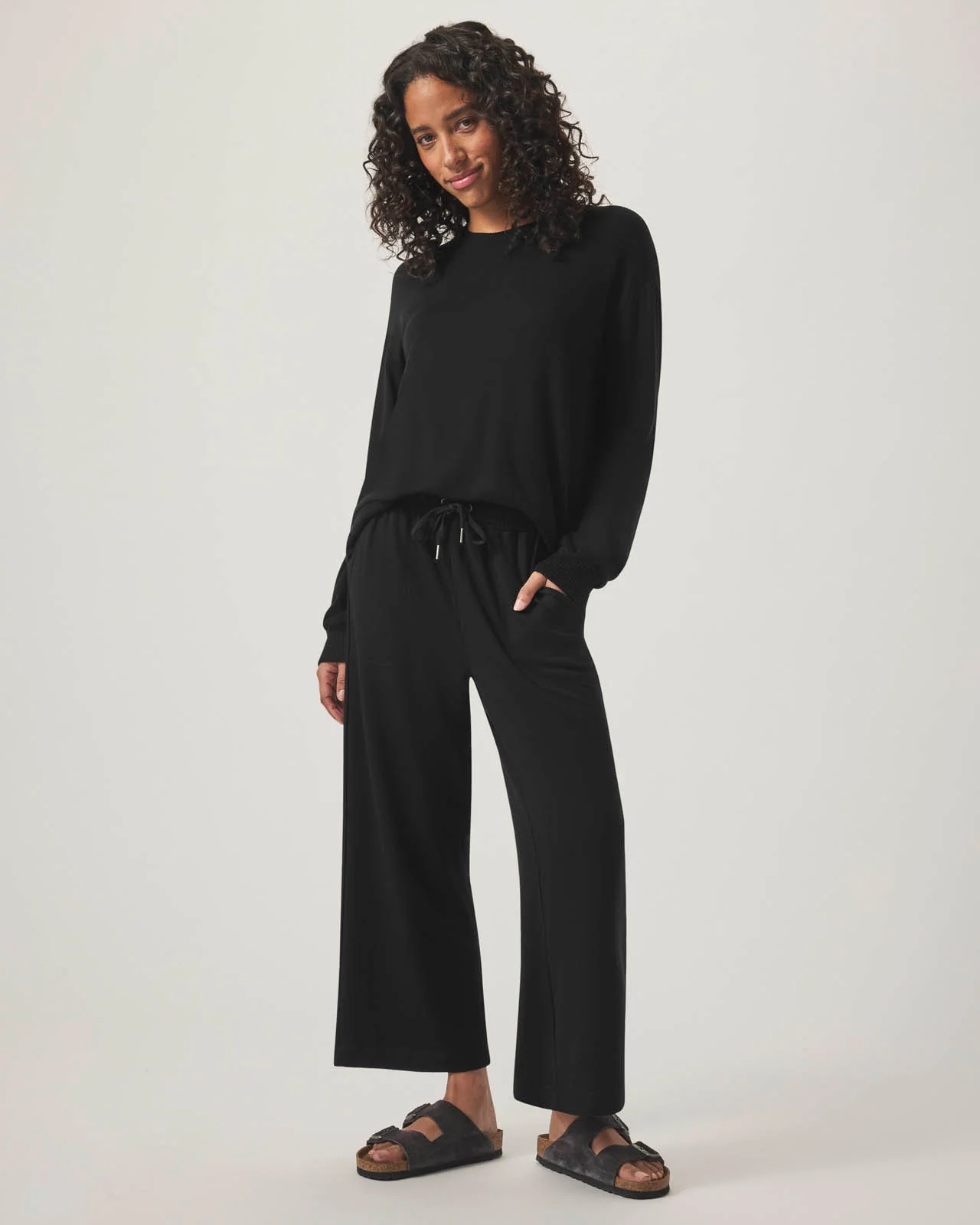 Supersoft Crop Wide Leg Pant - Image 3