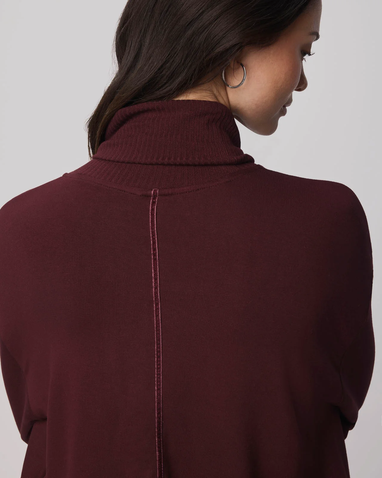 Supersoft Trim Cowl Neck Sweater Using LENZING™ECOVERO™ Fibers - Image 14