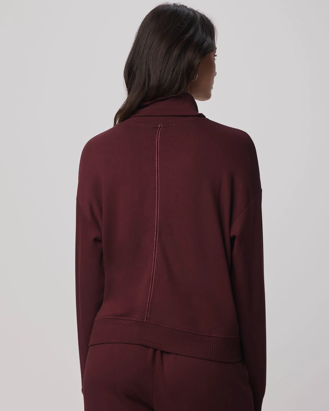 Supersoft Trim Cowl Neck Sweater Using LENZING™ECOVERO™ Fibers - Image 16