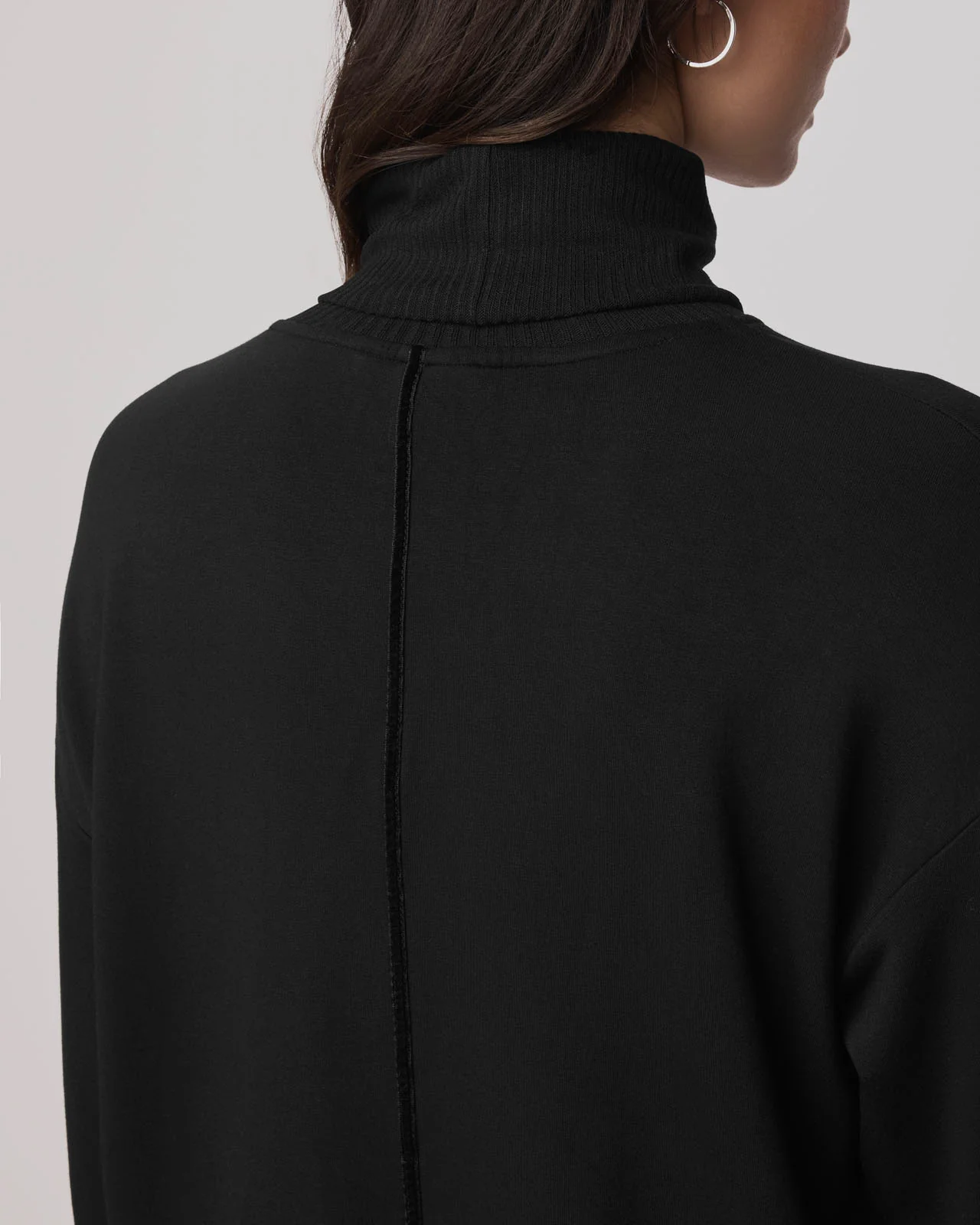 Supersoft Trim Cowl Neck Sweater Using LENZING™ECOVERO™ Fibers - Image 3
