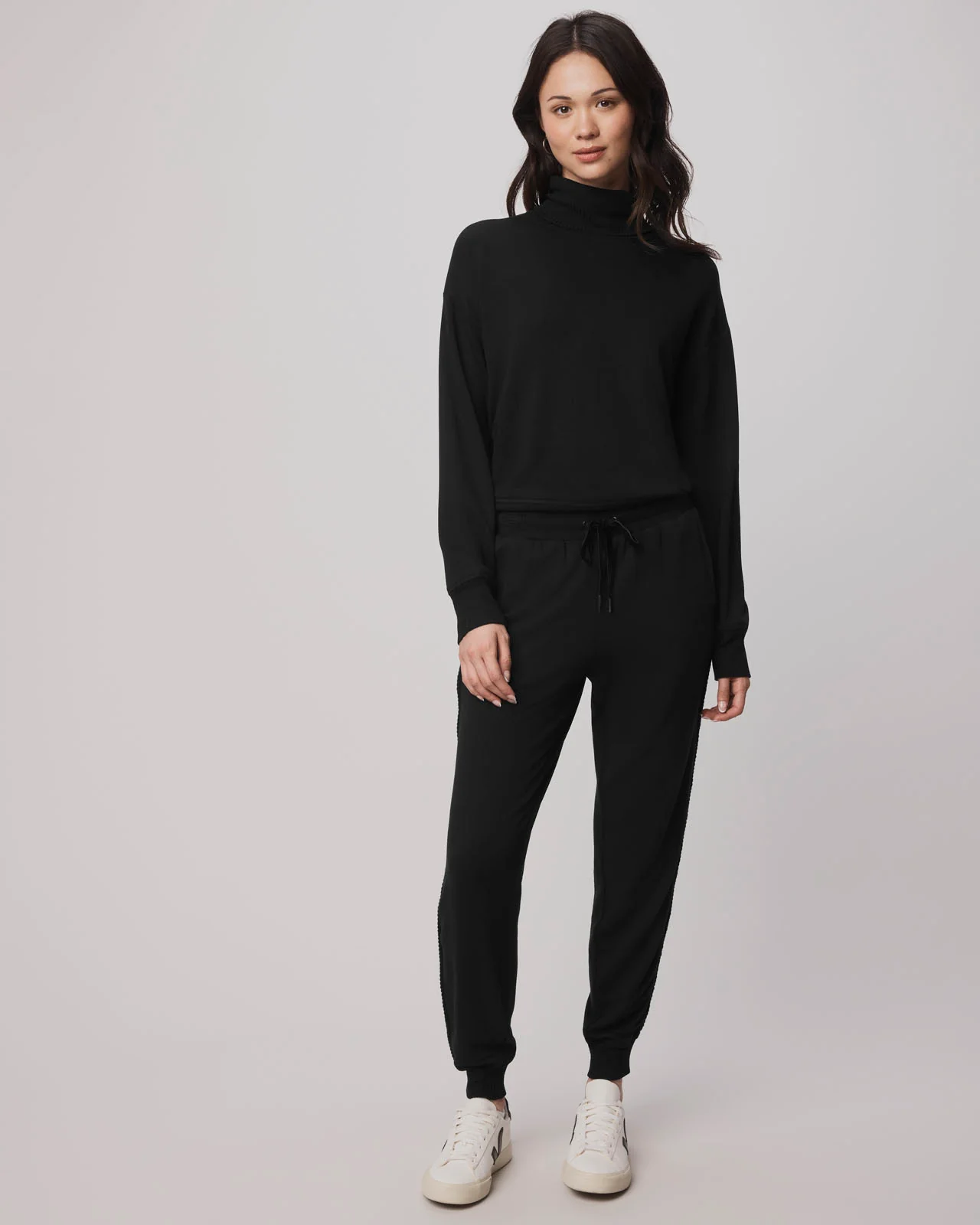 Supersoft Trim Cowl Neck Sweater Using LENZING™ECOVERO™ Fibers - Image 4