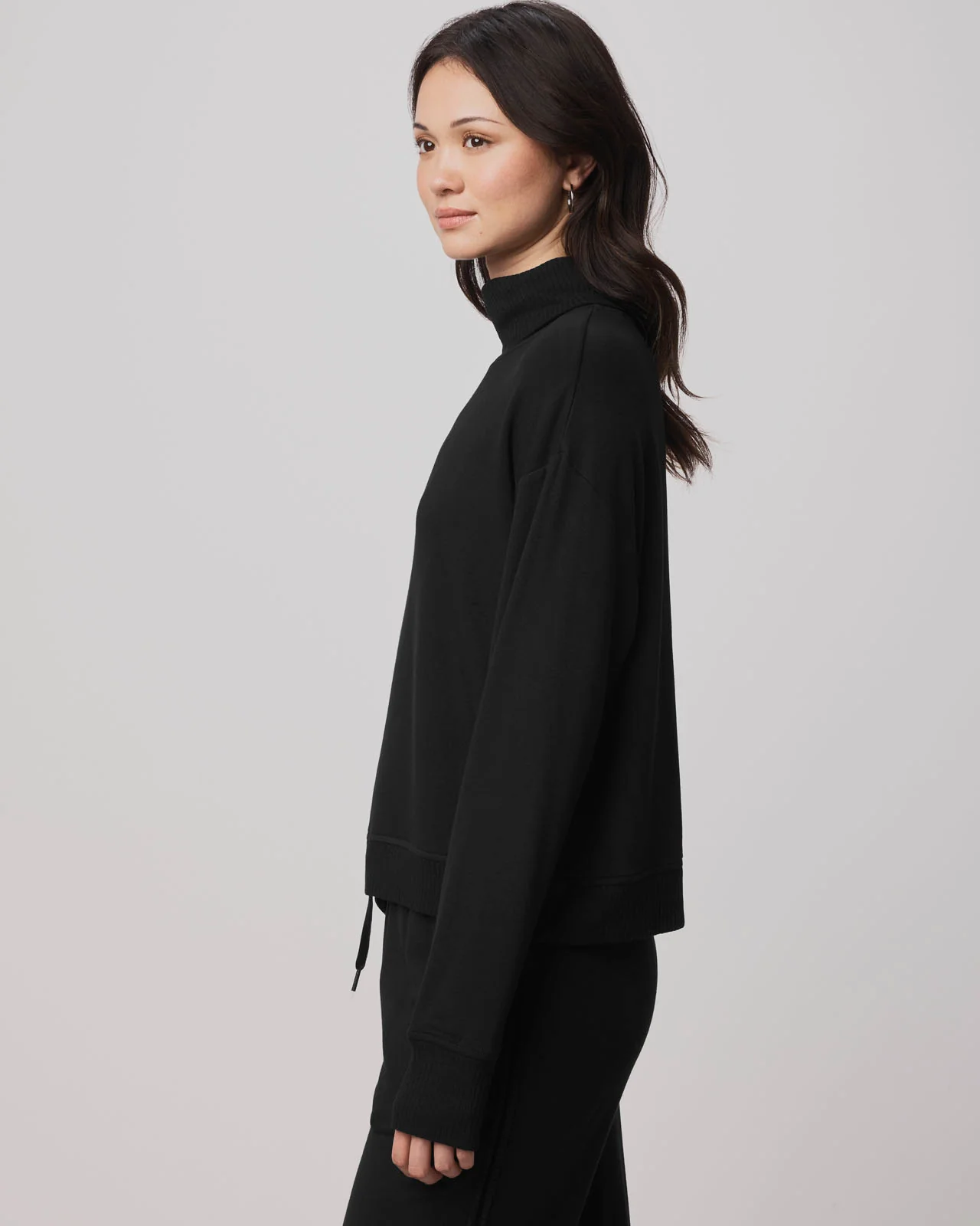 Supersoft Trim Cowl Neck Sweater Using LENZING™ECOVERO™ Fibers - Image 5
