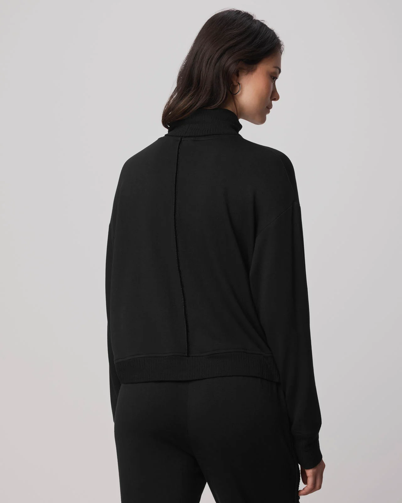 Supersoft Trim Cowl Neck Sweater Using LENZING™ECOVERO™ Fibers - Image 6