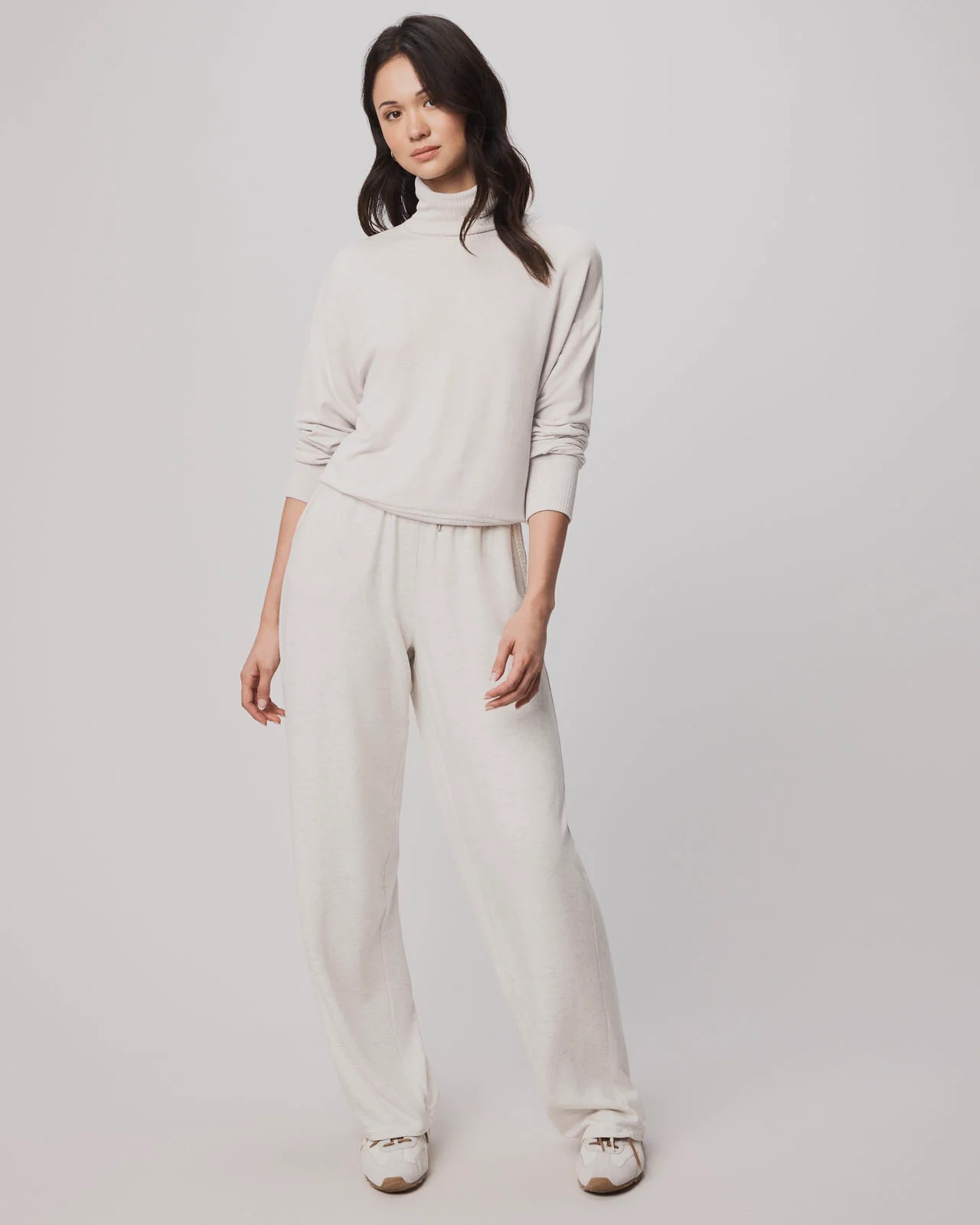 Supersoft Trim Cowl Neck Sweater Using LENZING™ECOVERO™ Fibers - Image 8
