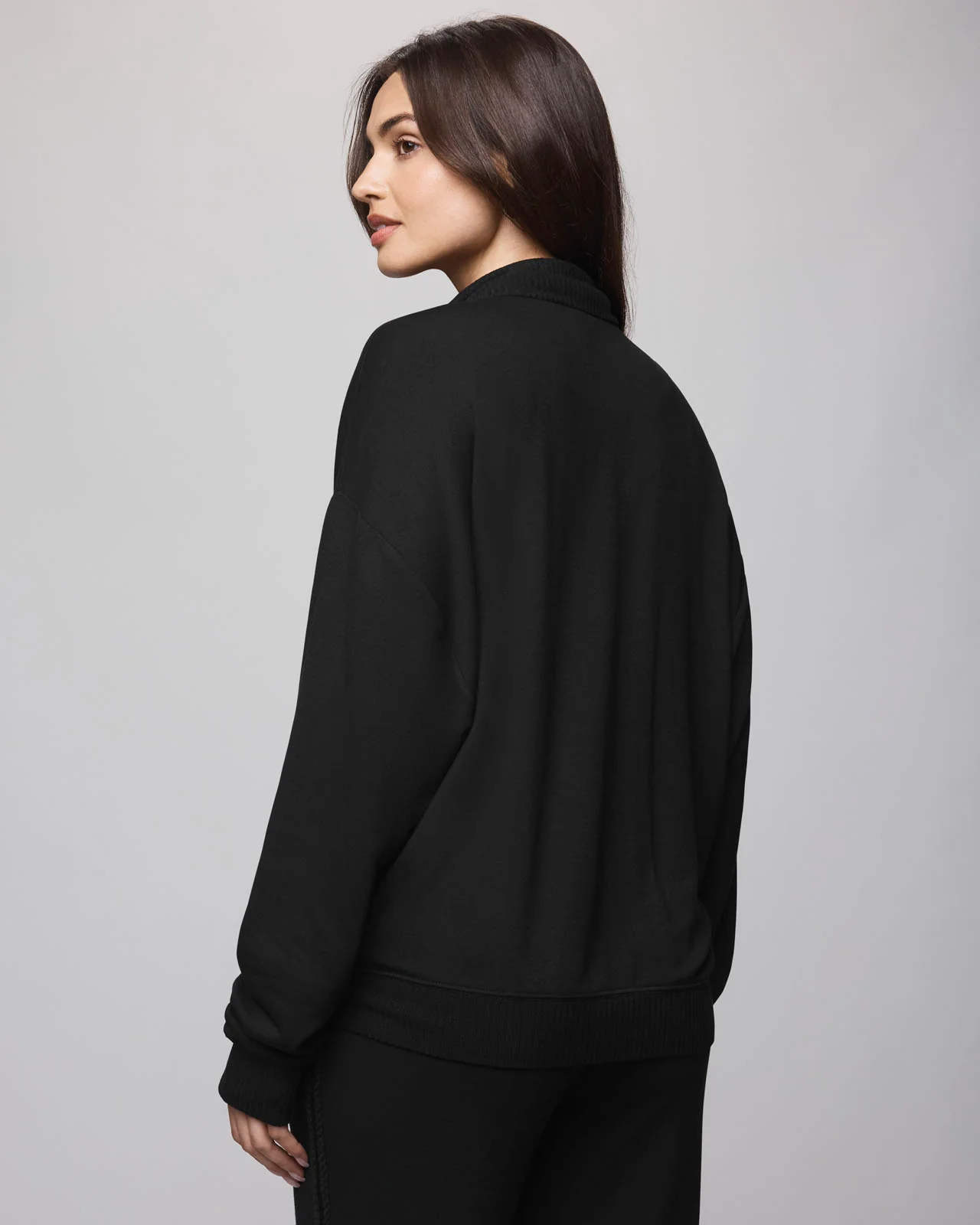 Supersoft Trim Zip Up Sweater Using LENZING™ECOVERO™ Fibers - Image 7