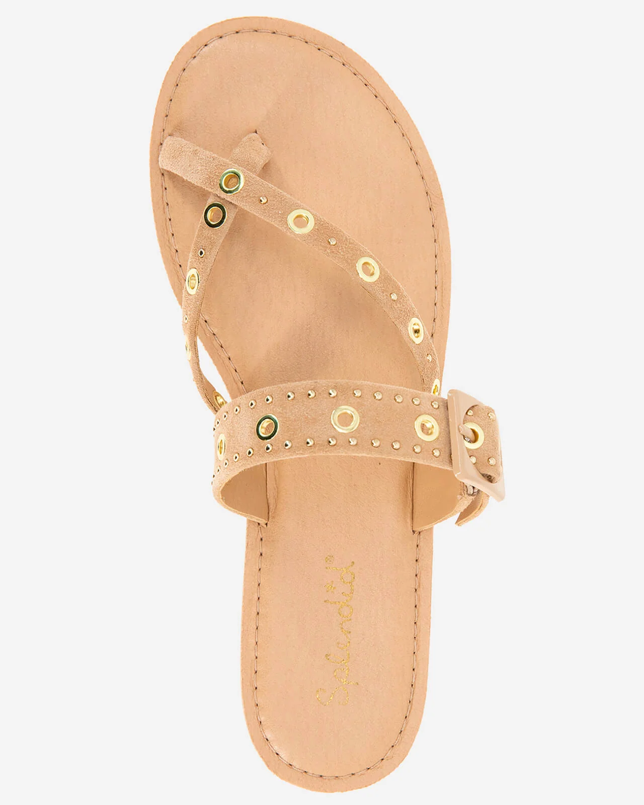 Sutton Stud Sandal in Honey Beige - Image 5