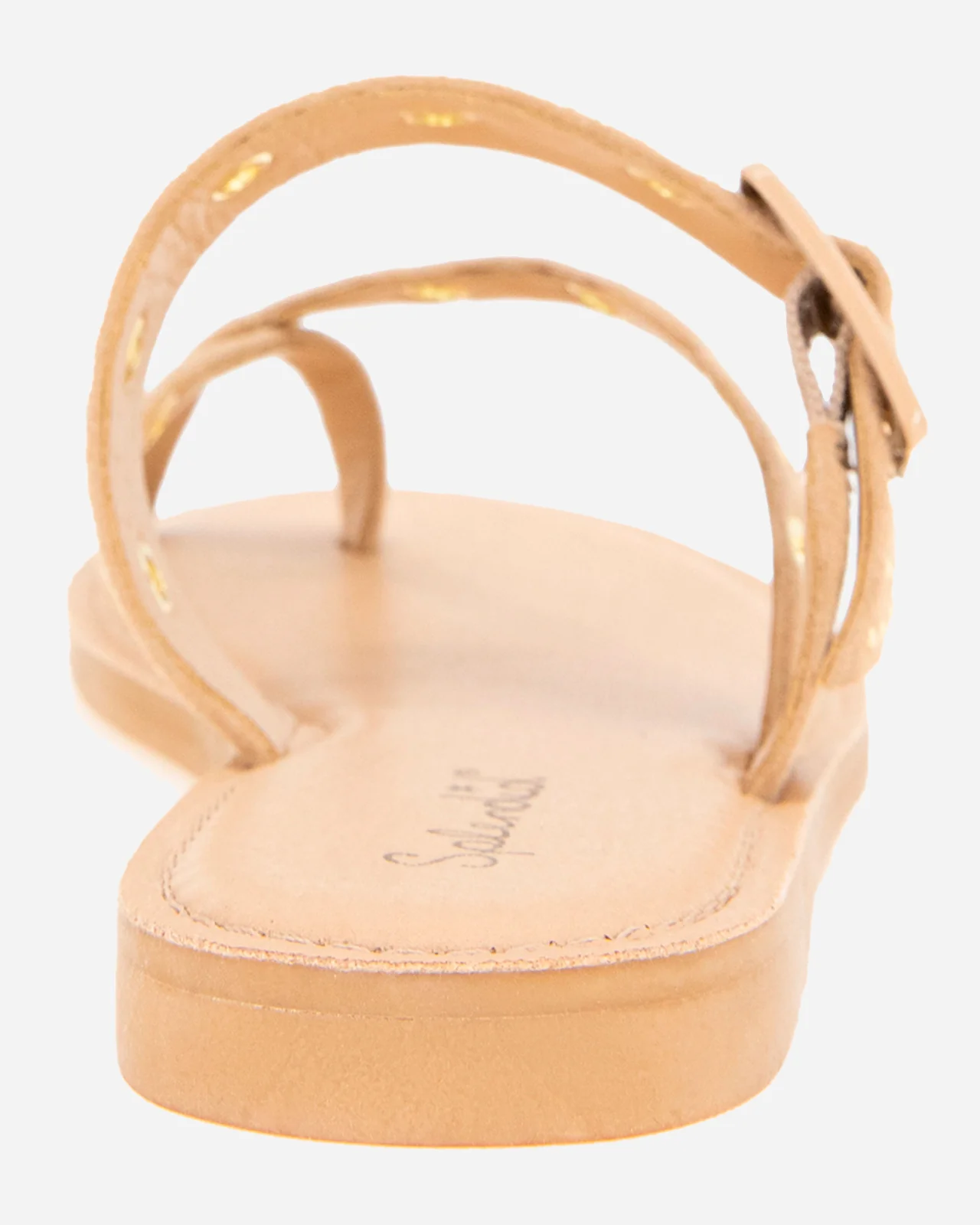 Sutton Stud Sandal in Honey Beige - Image 6