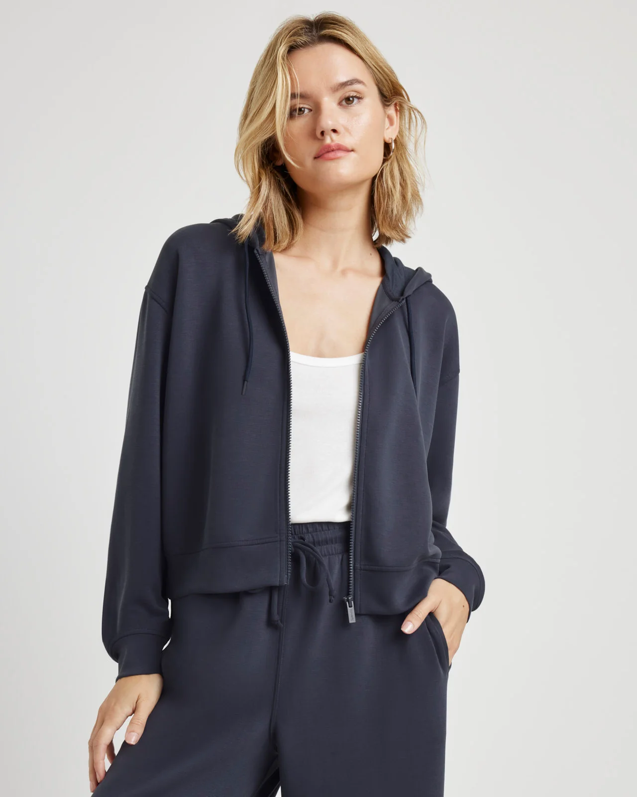 Tammy Scuba Zip Hoodie - Image 3