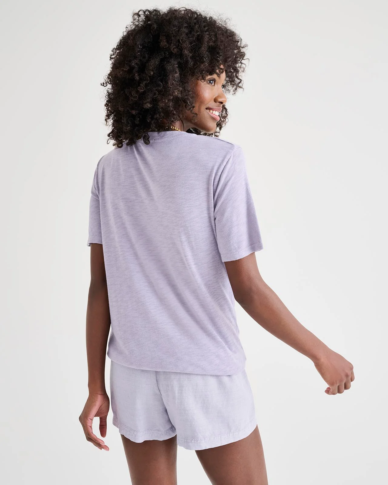 Everly Slub V-Neck Tee - Image 26